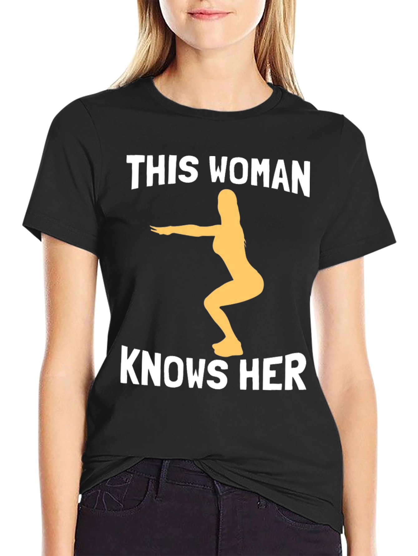 This Woman Knows Her Squats Graphic Tee