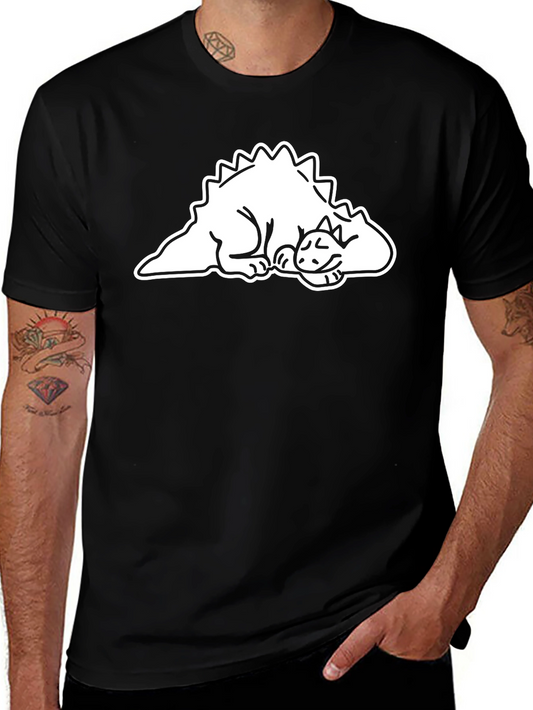 Sleeping Dinosaur T-Shirt - Black