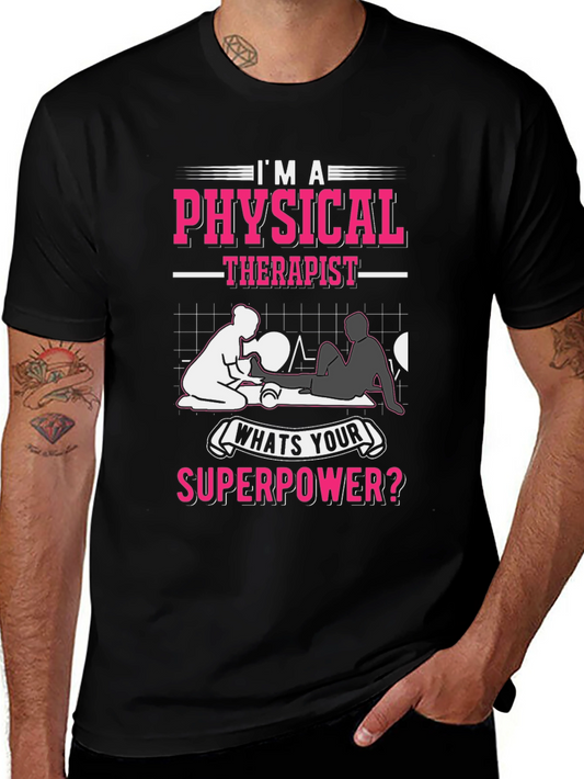 Physical Therapist Superpower Graphic T-Shirt