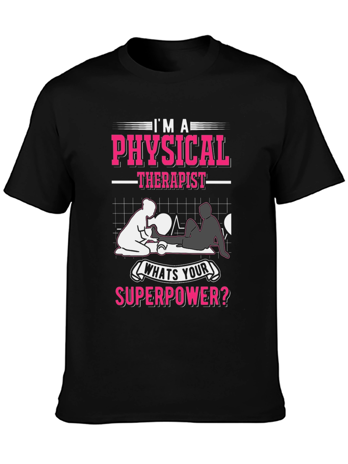 Physical Therapist Superpower Graphic T-Shirt