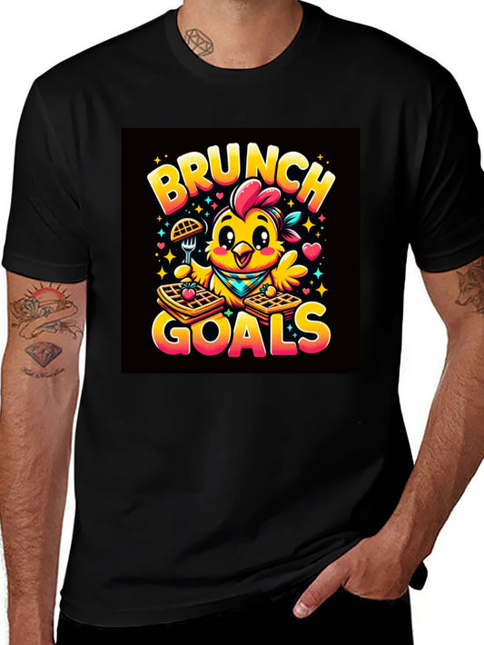 Brunch Goals Chicken Graphic Tee