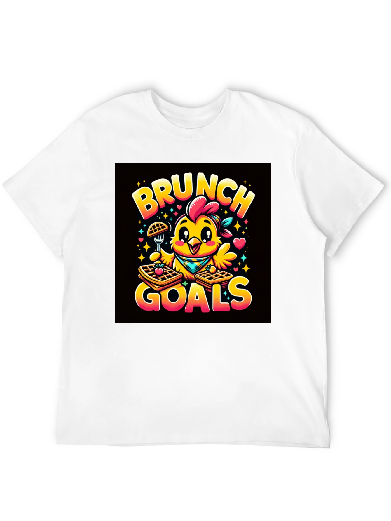Brunch Goals Chicken Graphic Tee