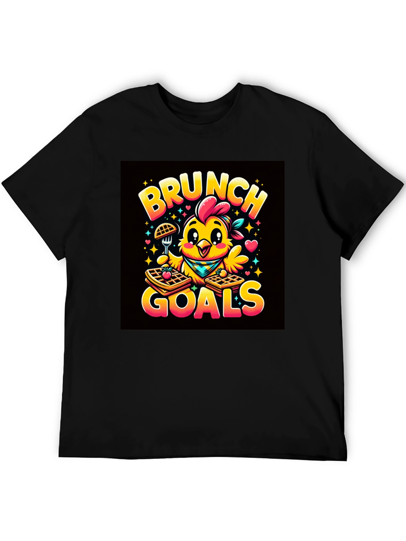 Brunch Goals Chicken Graphic Tee