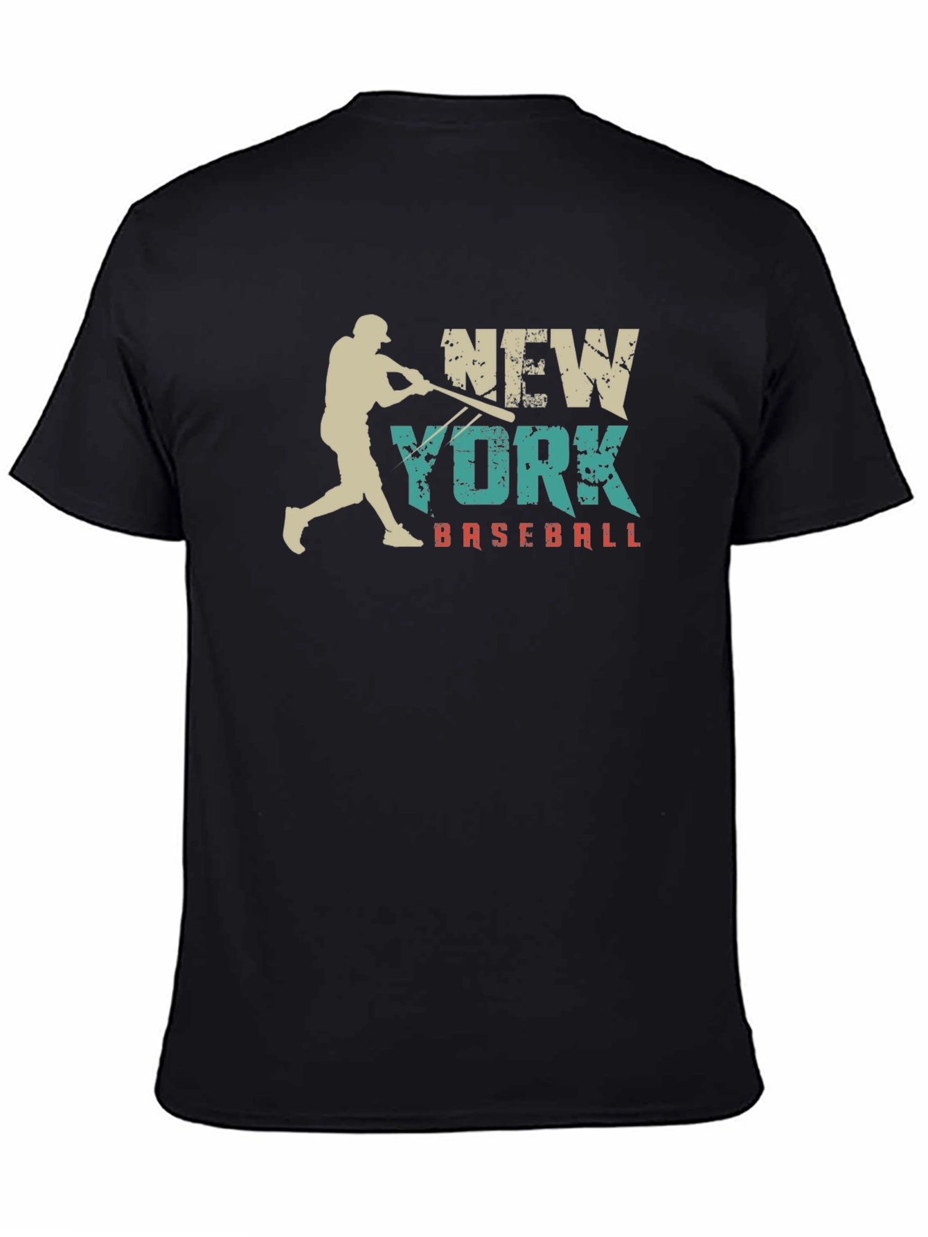 New York Baseball Black Graphic Tee