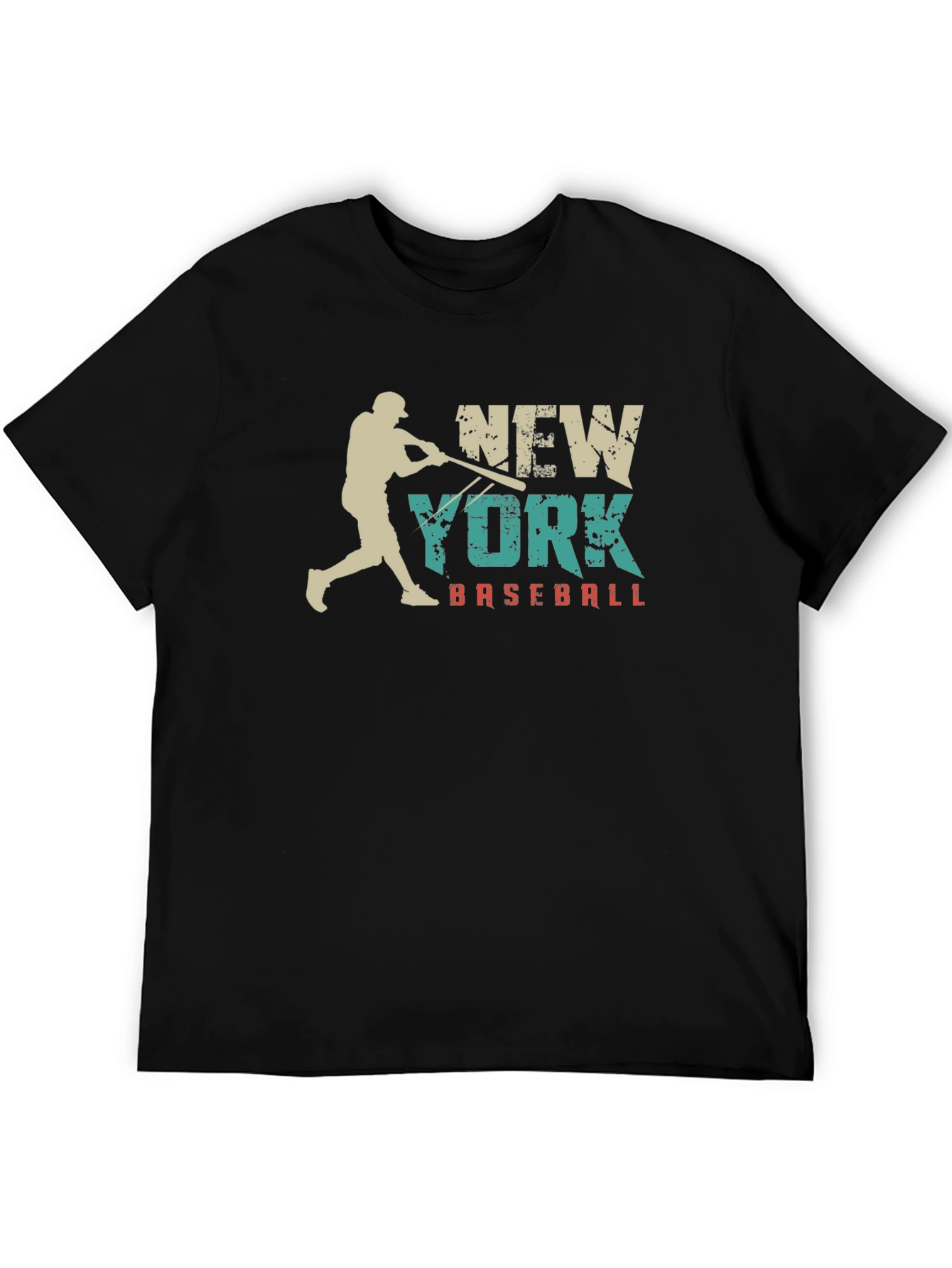 New York Baseball Black Graphic Tee