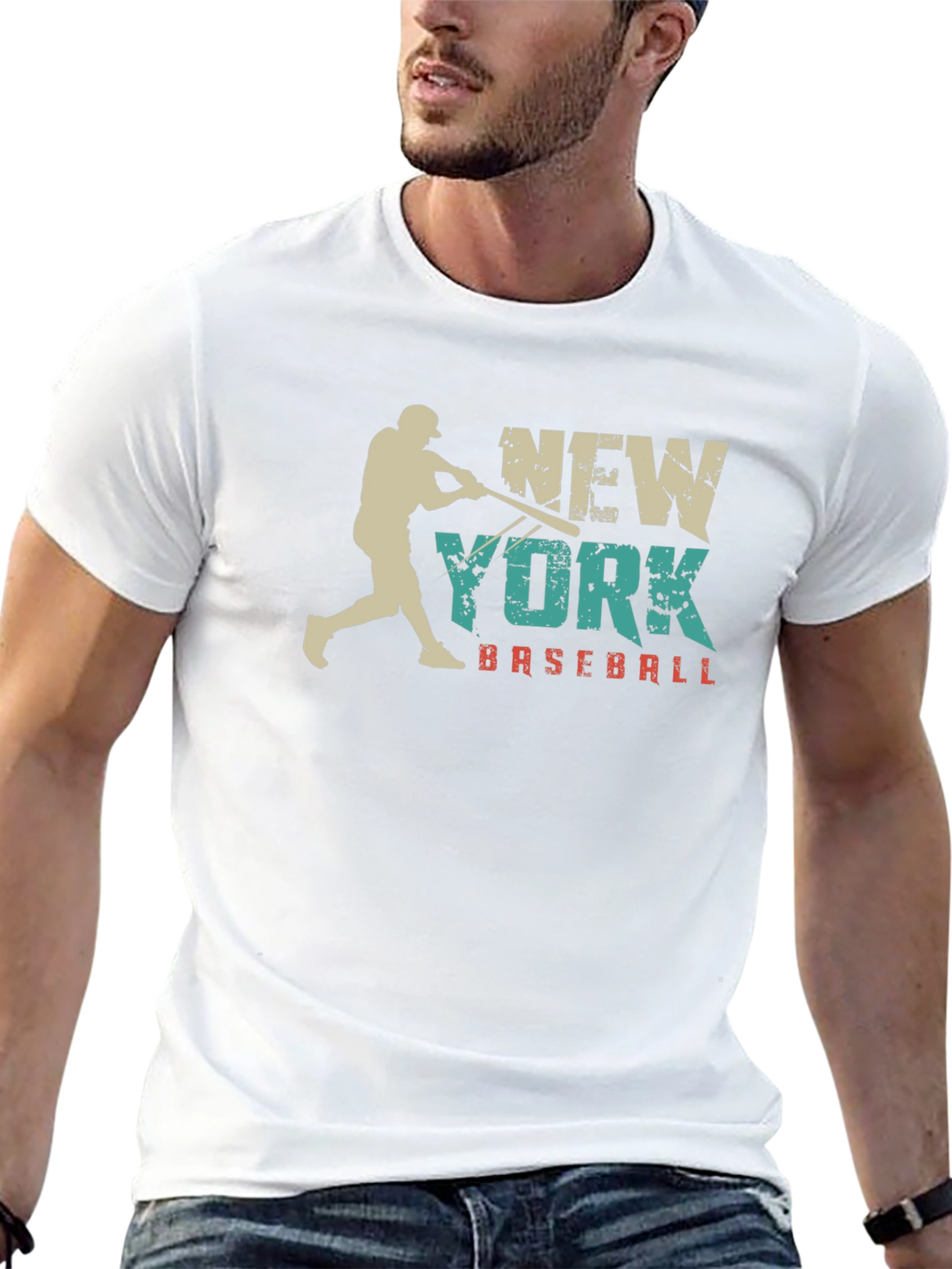 New York Baseball Black Graphic Tee