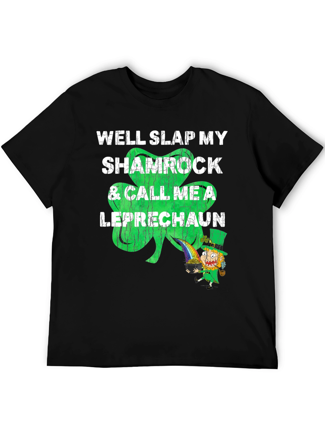 Shamrock & Leprechaun Graphic T-Shirt