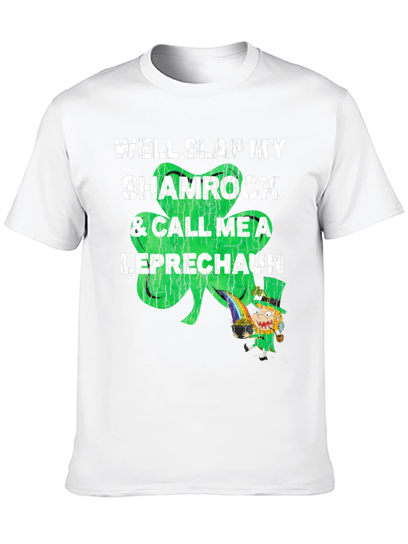 Shamrock & Leprechaun Graphic T-Shirt