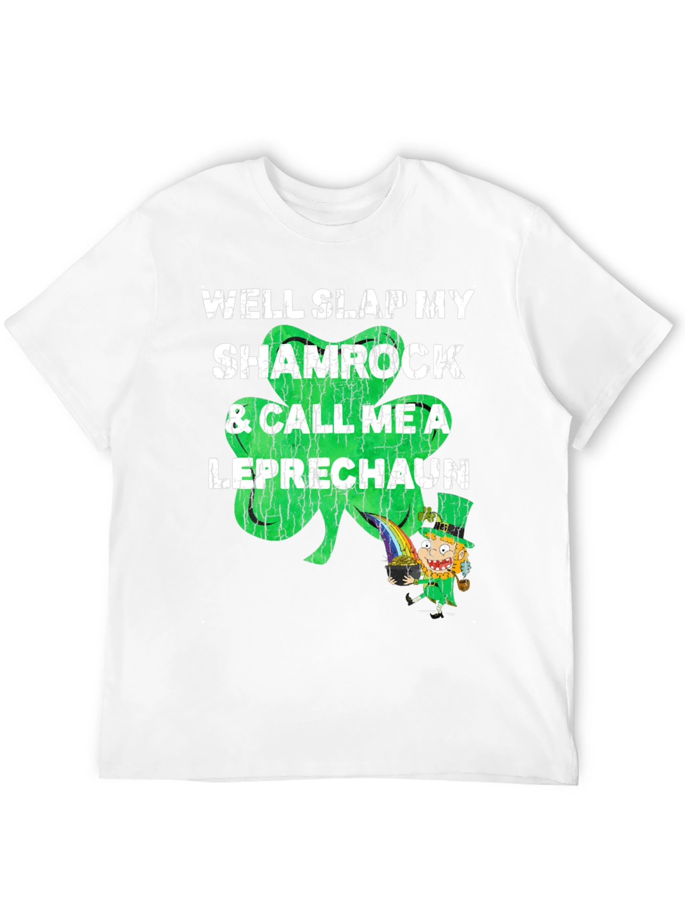 Shamrock & Leprechaun Graphic T-Shirt
