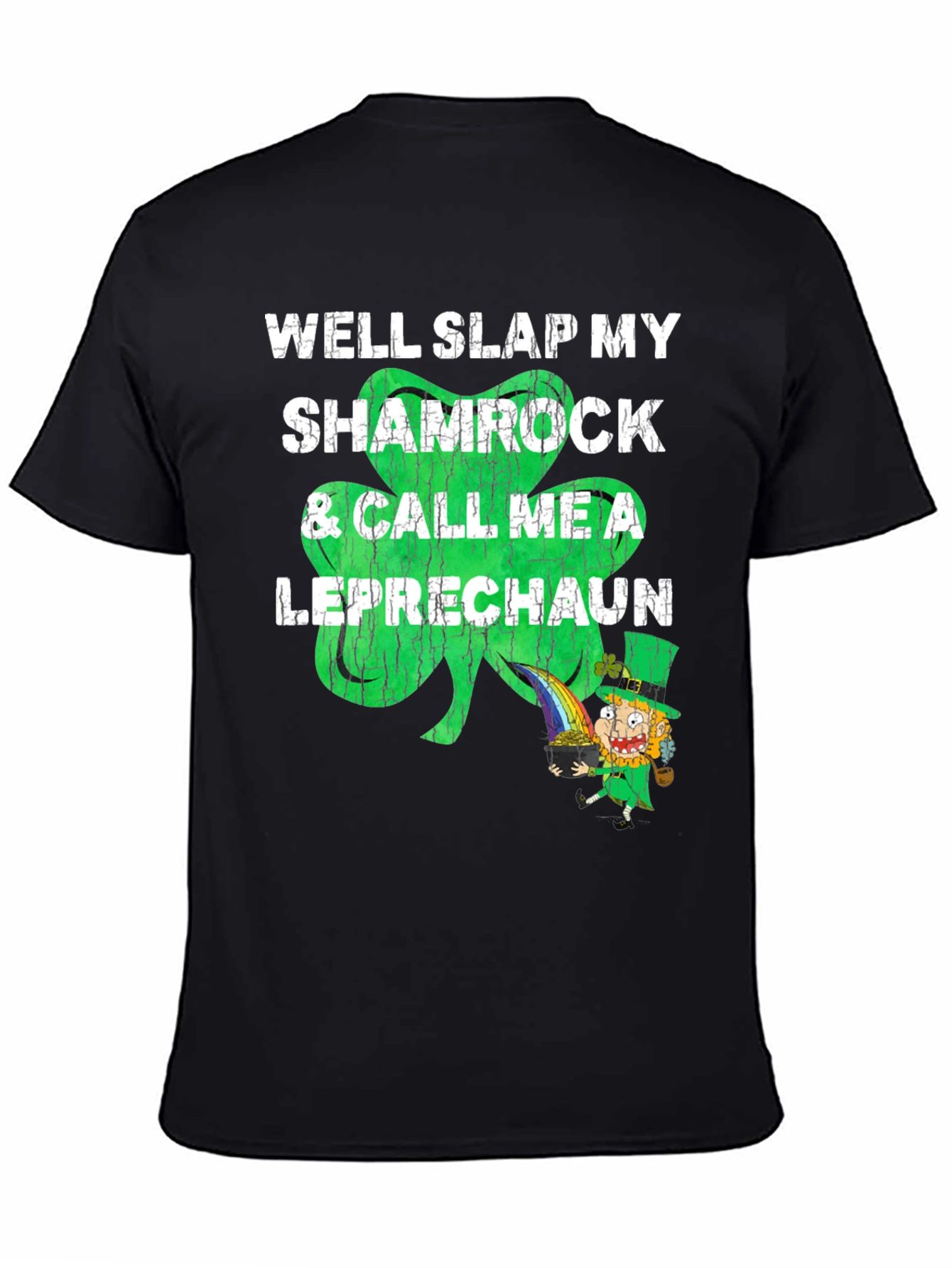 Shamrock & Leprechaun Graphic T-Shirt