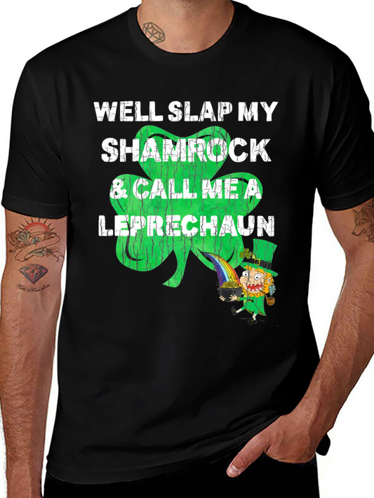 Shamrock & Leprechaun Graphic T-Shirt