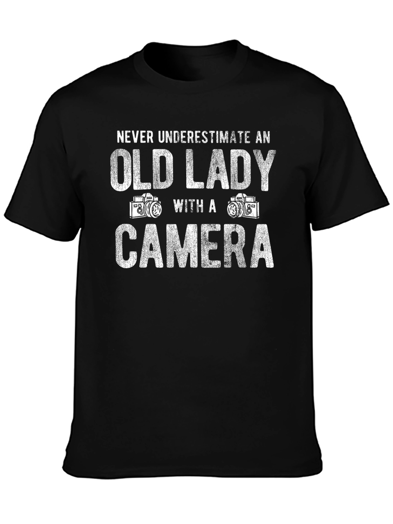 Old Lady with a Camera Graphic Tee