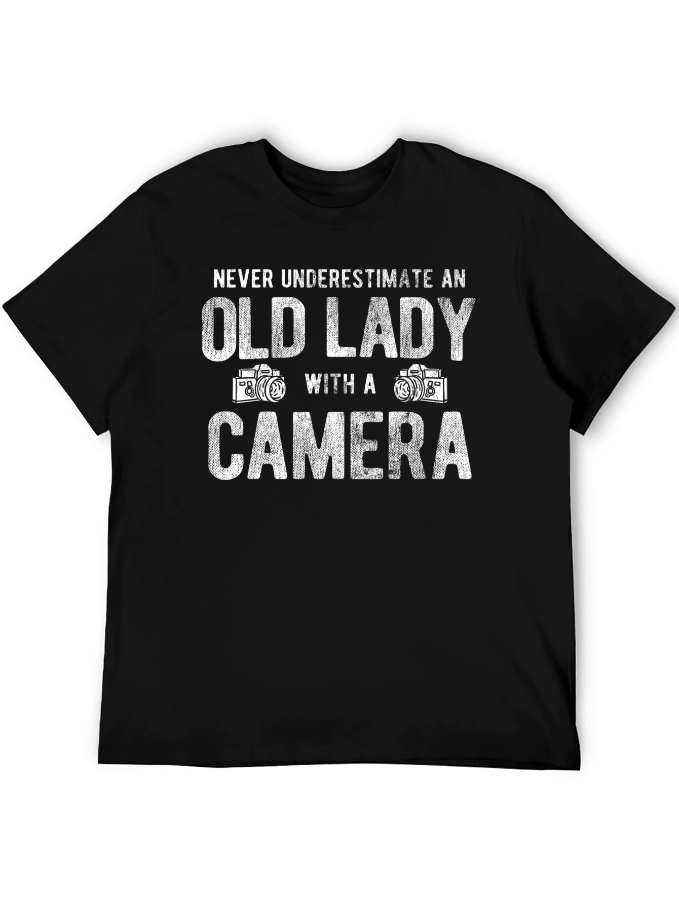 Old Lady with a Camera Graphic Tee