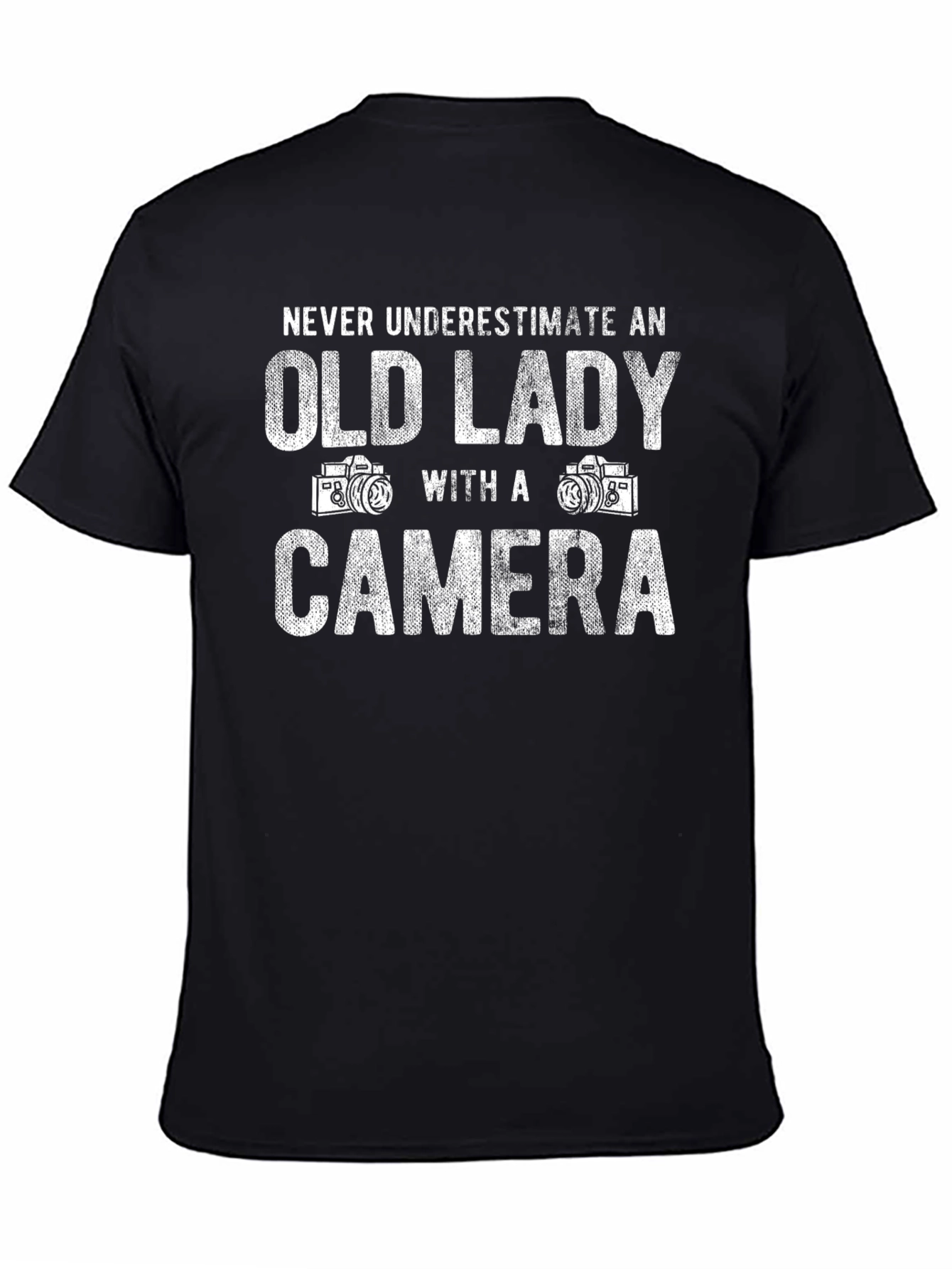 Old Lady with a Camera Graphic Tee