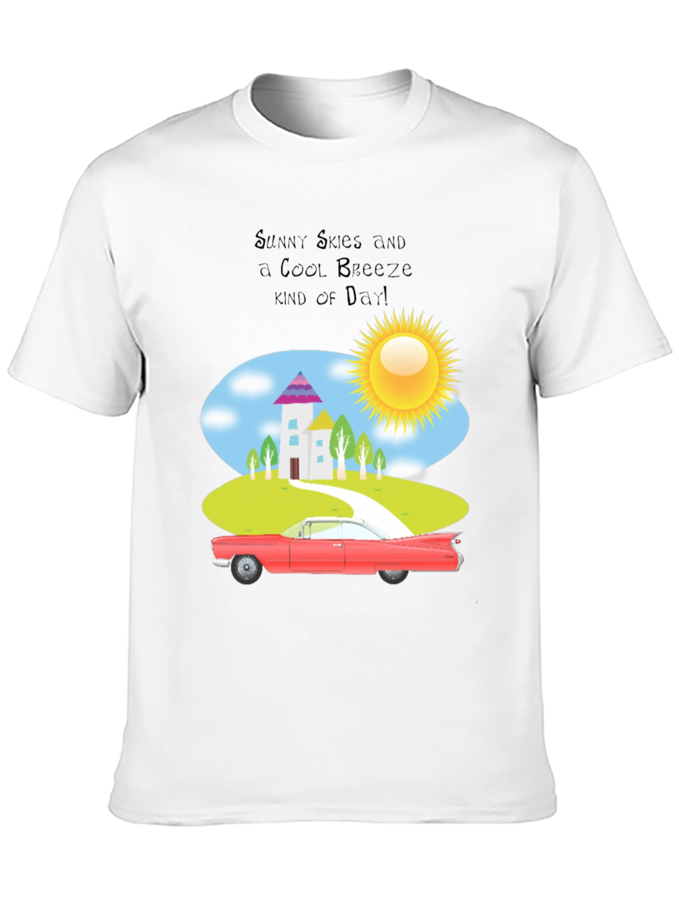 Sunny Skies Cool Breeze Graphic T-Shirt