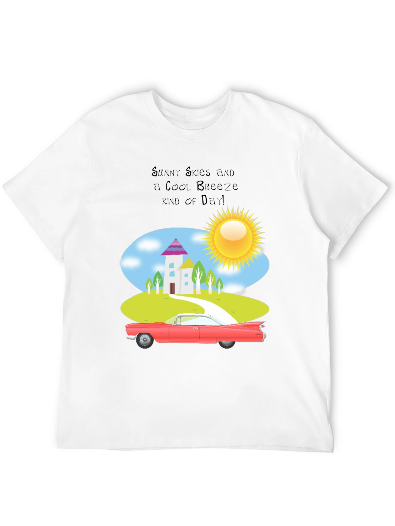 Sunny Skies Cool Breeze Graphic T-Shirt