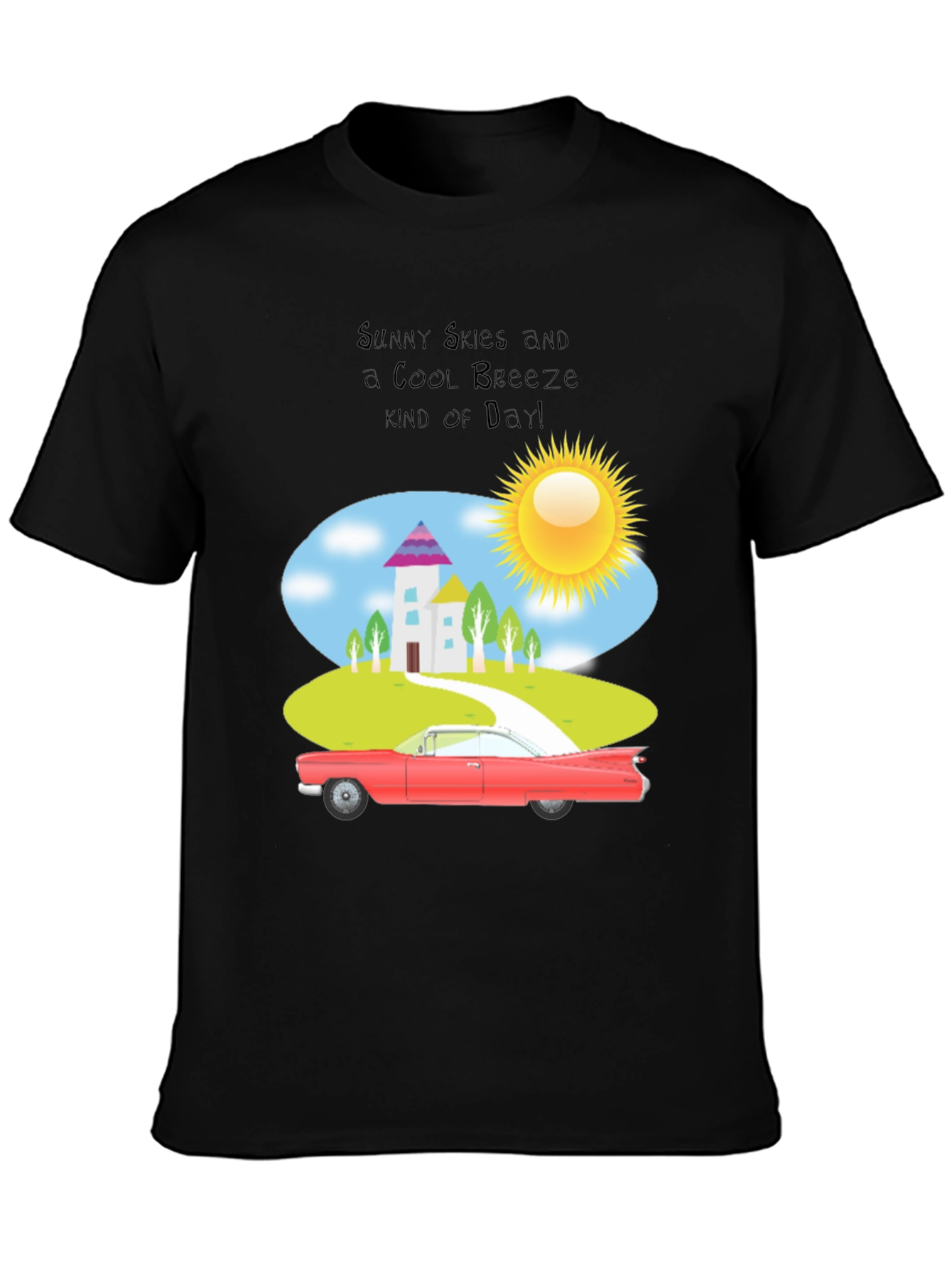 Sunny Skies Cool Breeze Graphic T-Shirt
