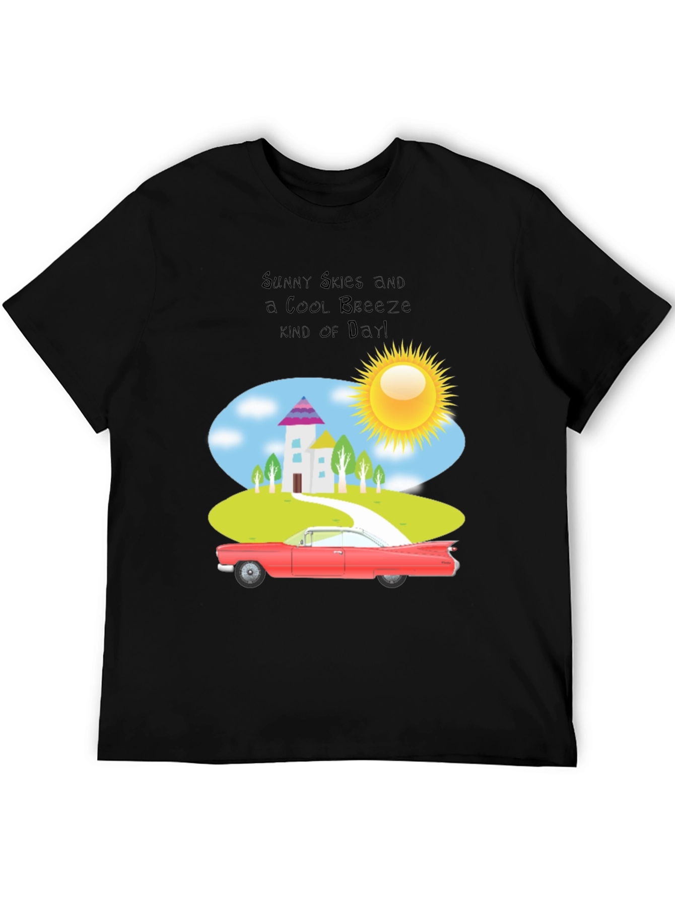 Sunny Skies Cool Breeze Graphic T-Shirt