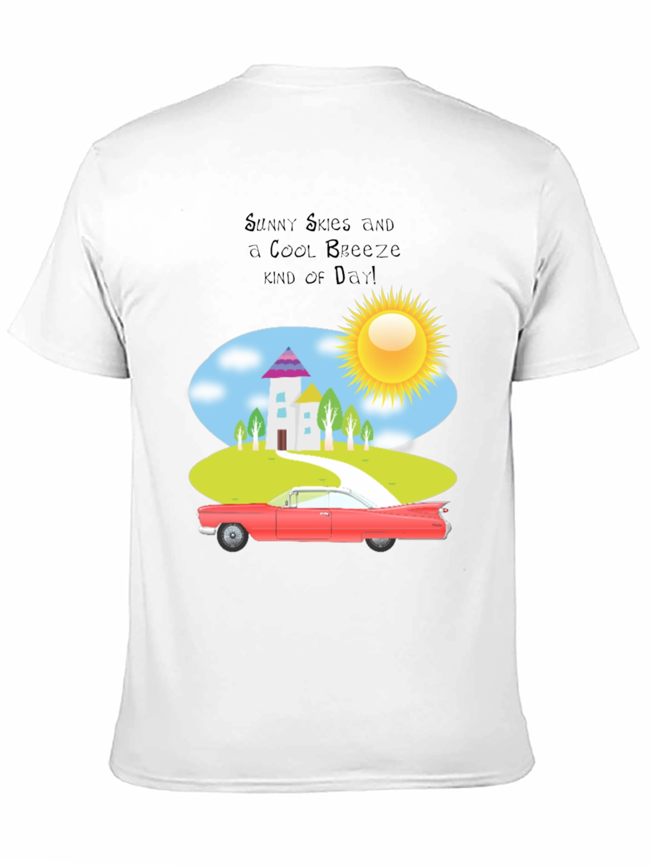 Sunny Skies Cool Breeze Graphic T-Shirt