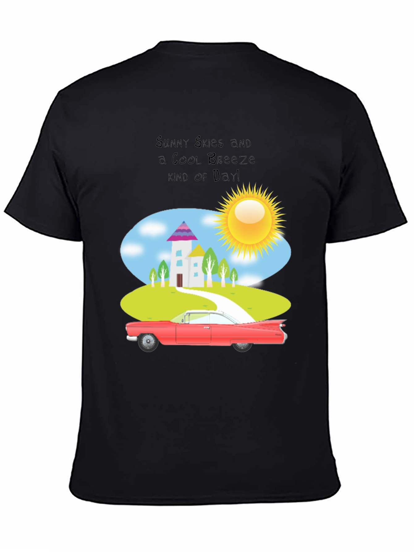 Sunny Skies Cool Breeze Graphic T-Shirt