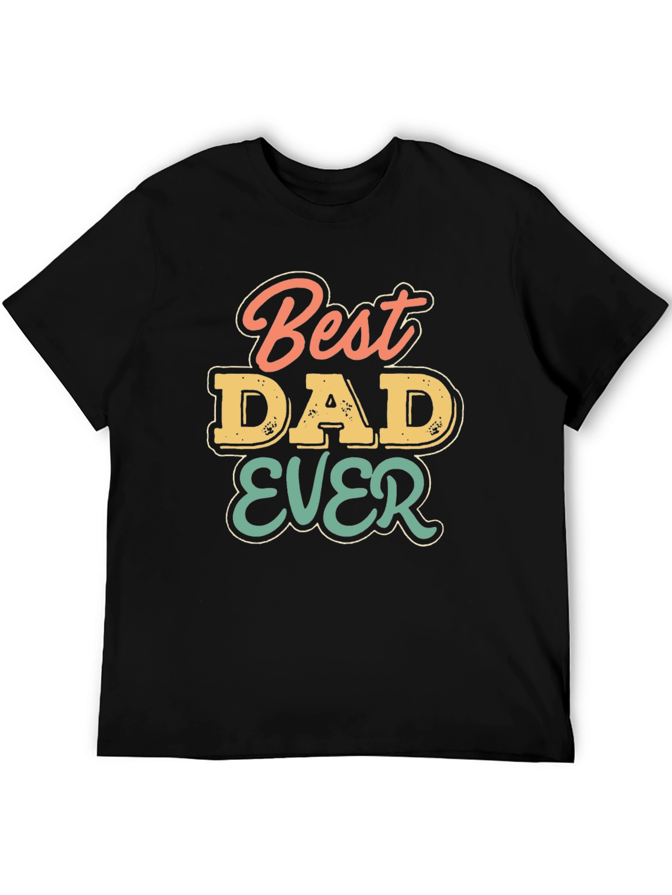 Best Dad Ever T-Shirt - Retro Design