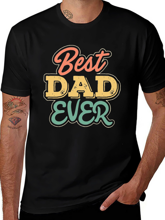 Best Dad Ever T-Shirt - Retro Design