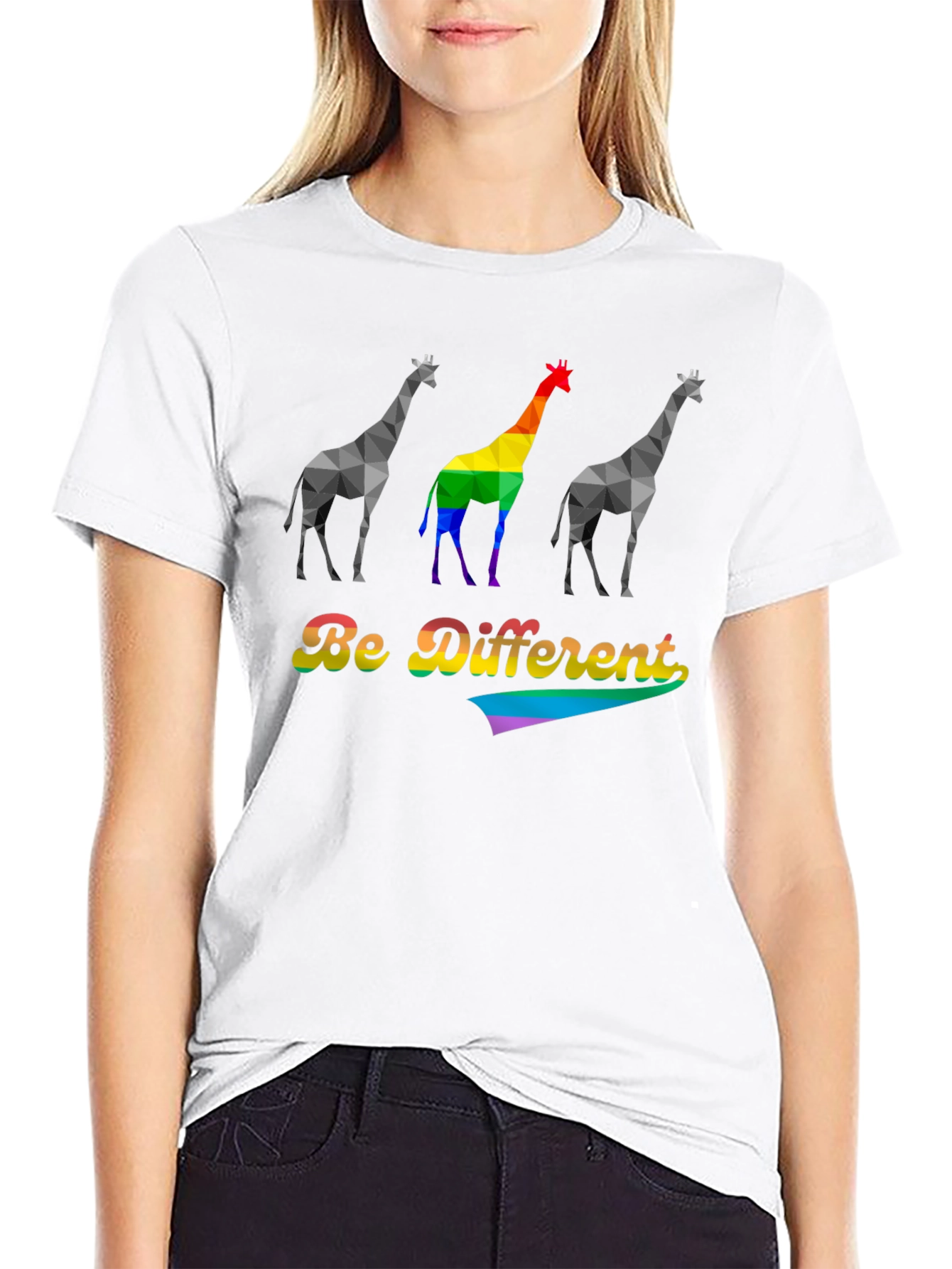 Be Different Giraffe Pride T-Shirt
