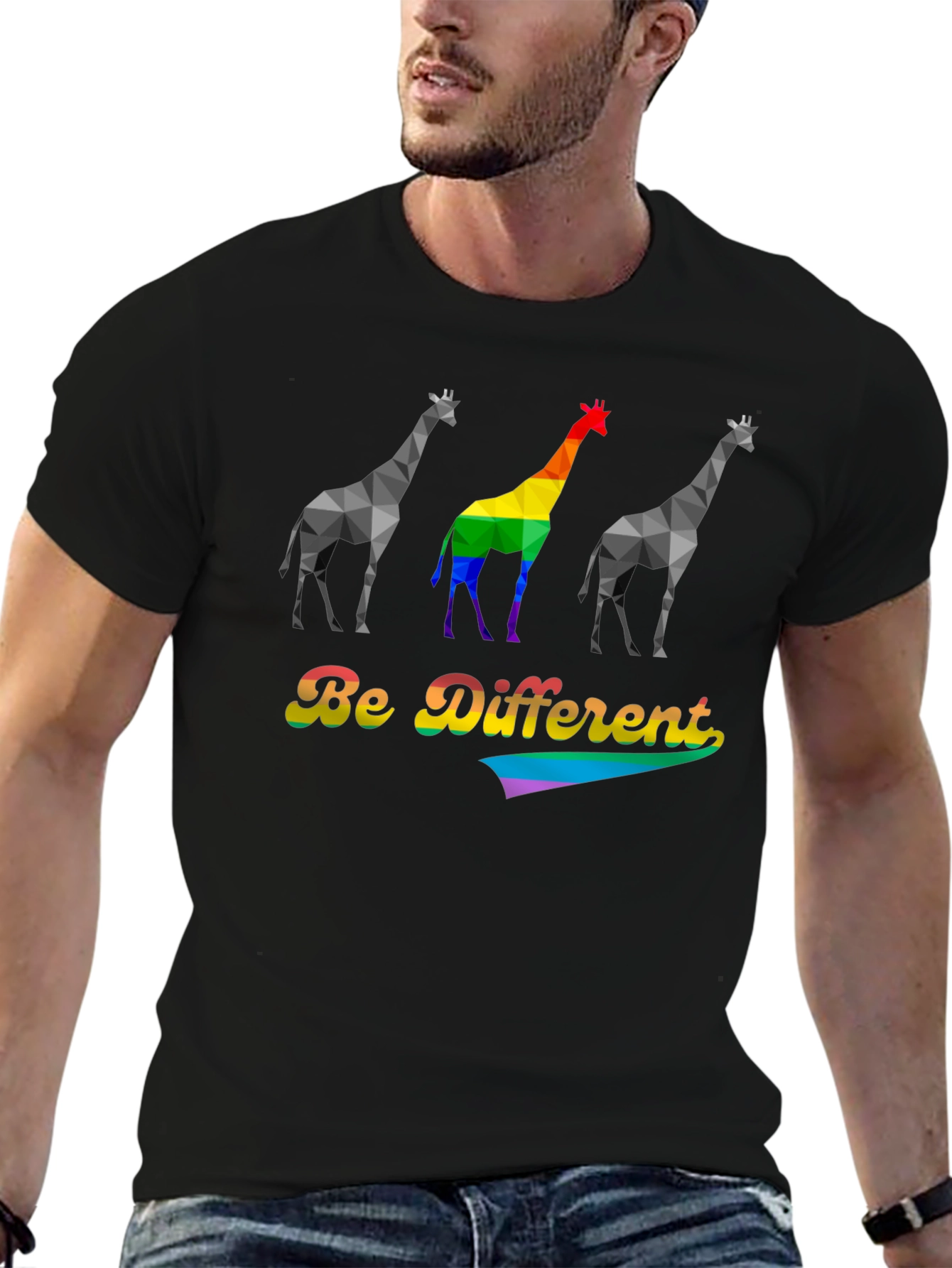 Be Different Giraffe Pride T-Shirt