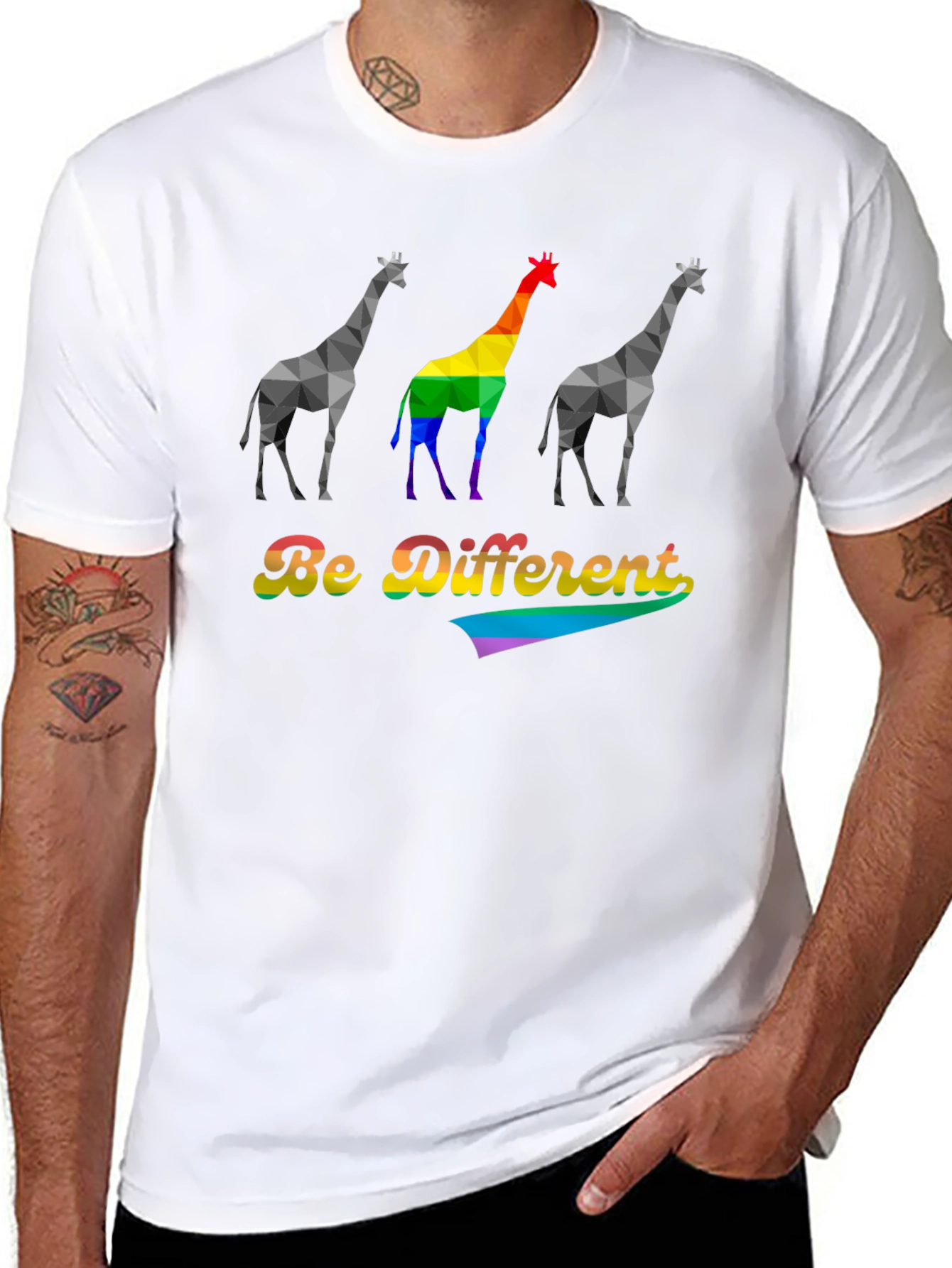 Be Different Giraffe Pride T-Shirt