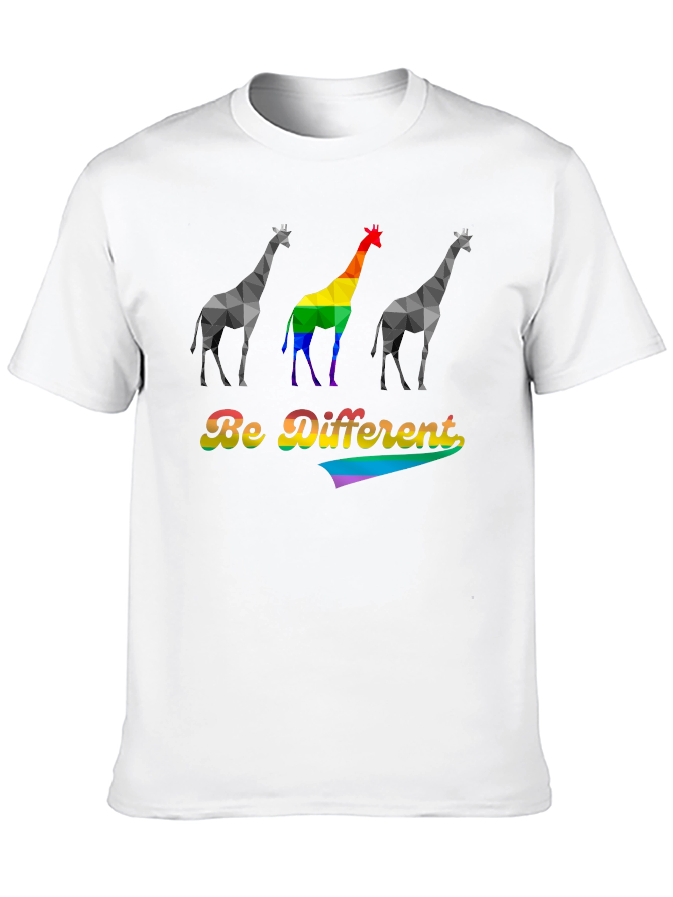 Be Different Giraffe Pride T-Shirt