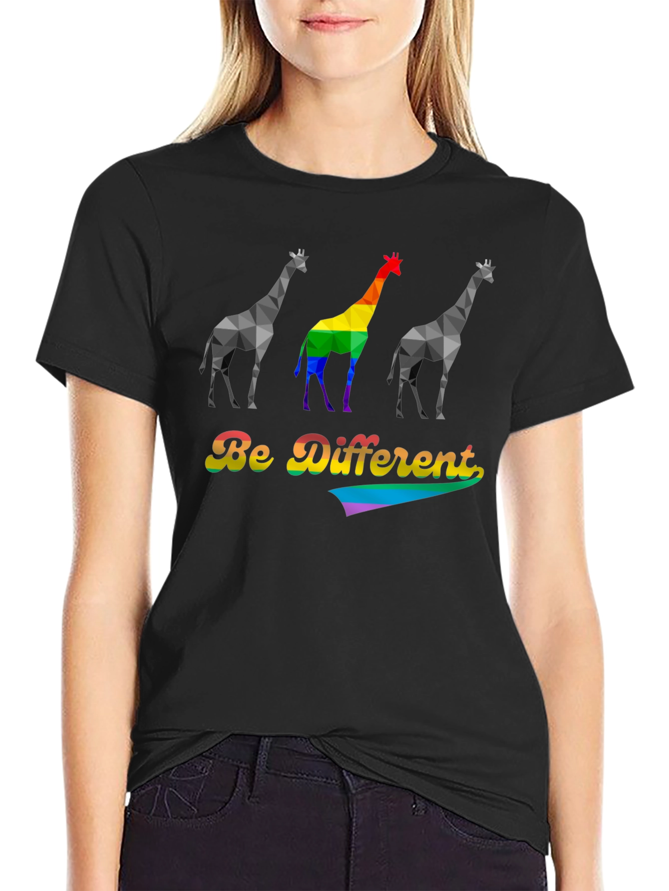 Be Different Giraffe Pride T-Shirt
