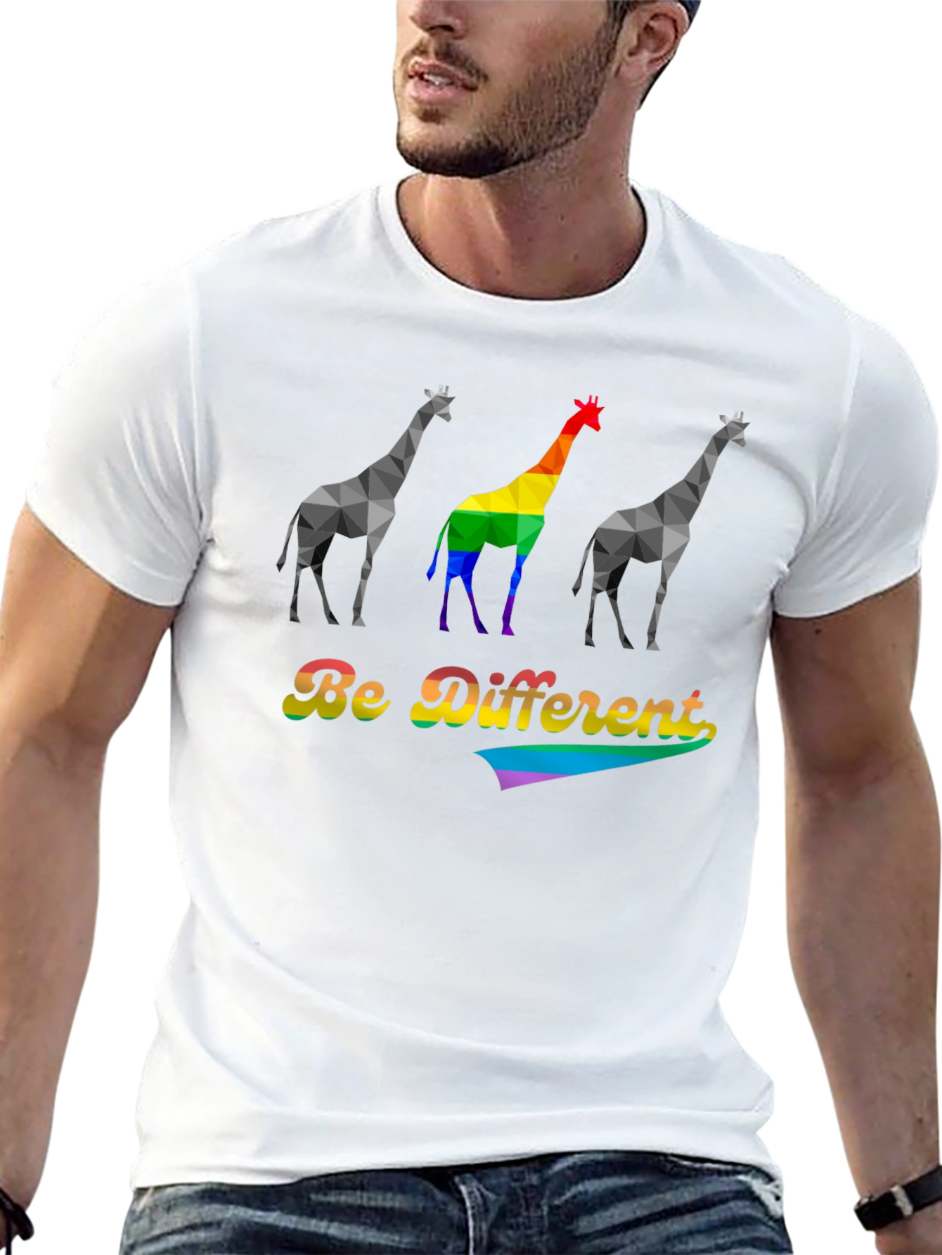 Be Different Giraffe Pride T-Shirt