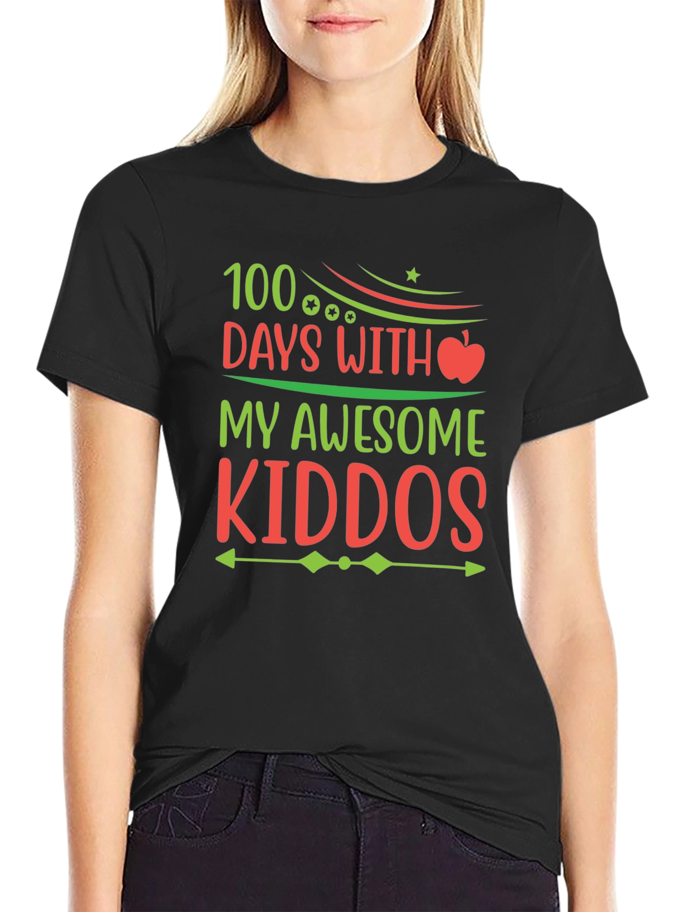 100 Days With My Awesome Kiddos T-Shirt