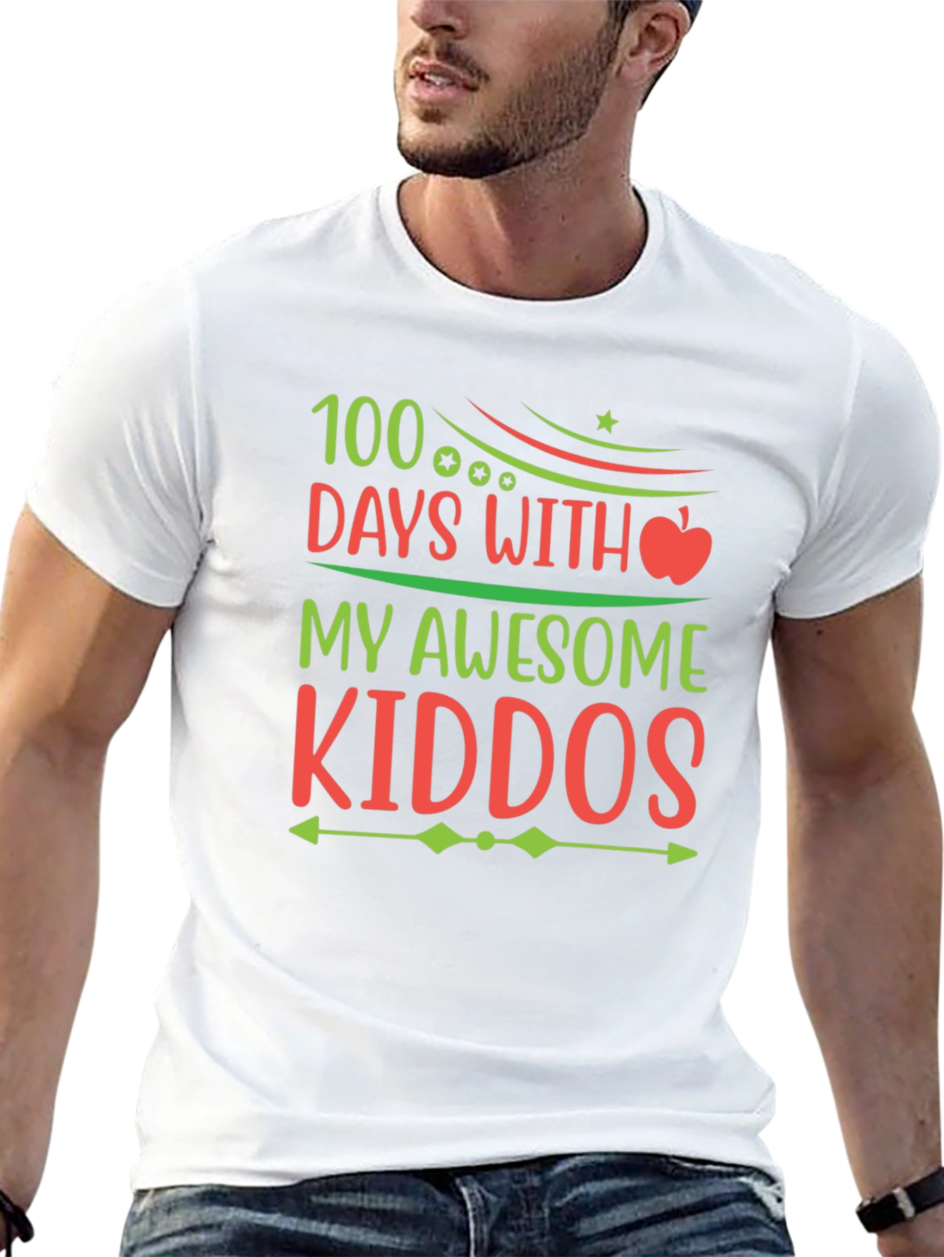 100 Days With My Awesome Kiddos T-Shirt