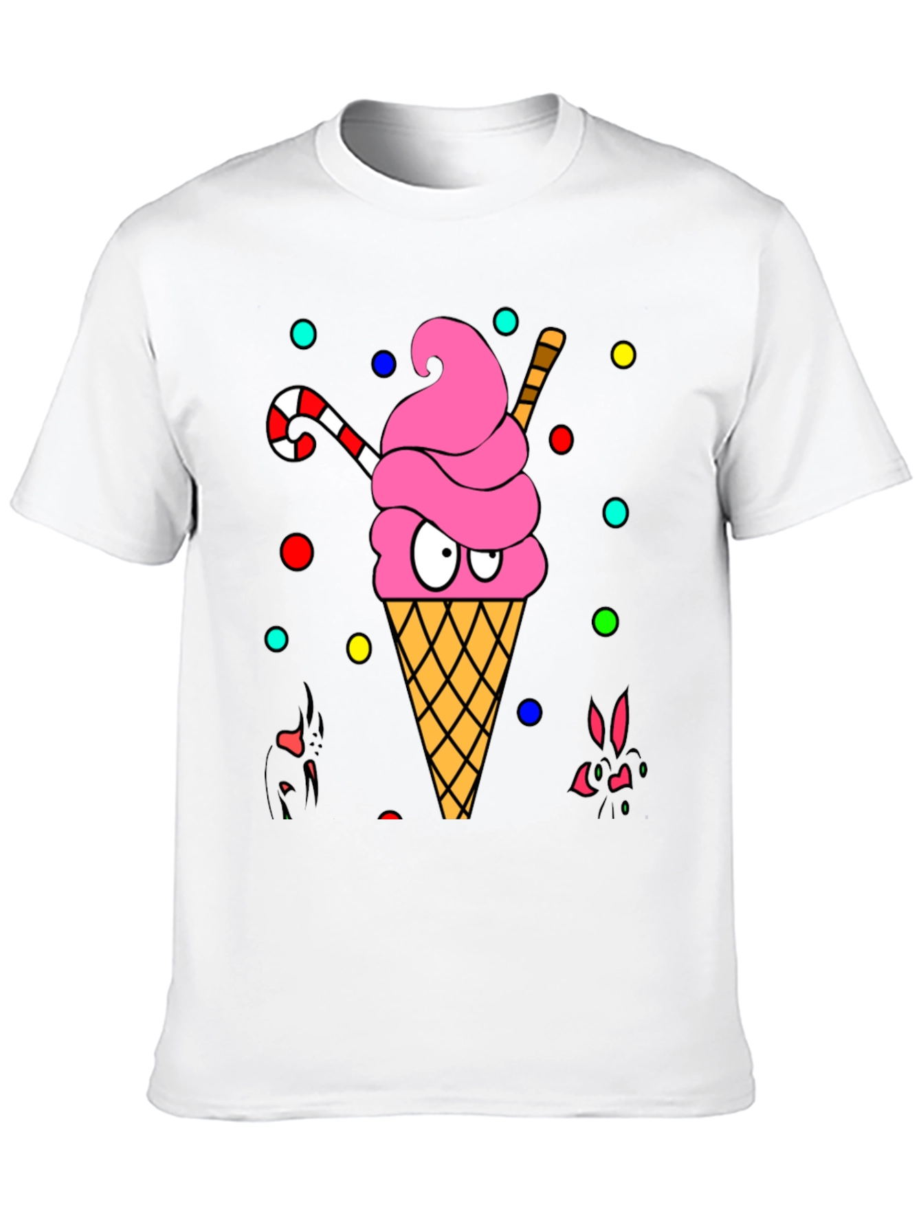 Ice Cream Cone Graphic T-Shirt