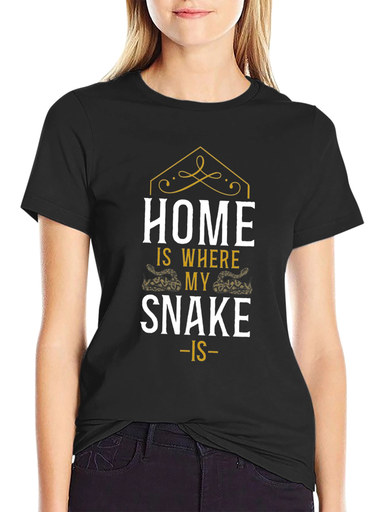 Home is Where My Snake Is T-Shirt