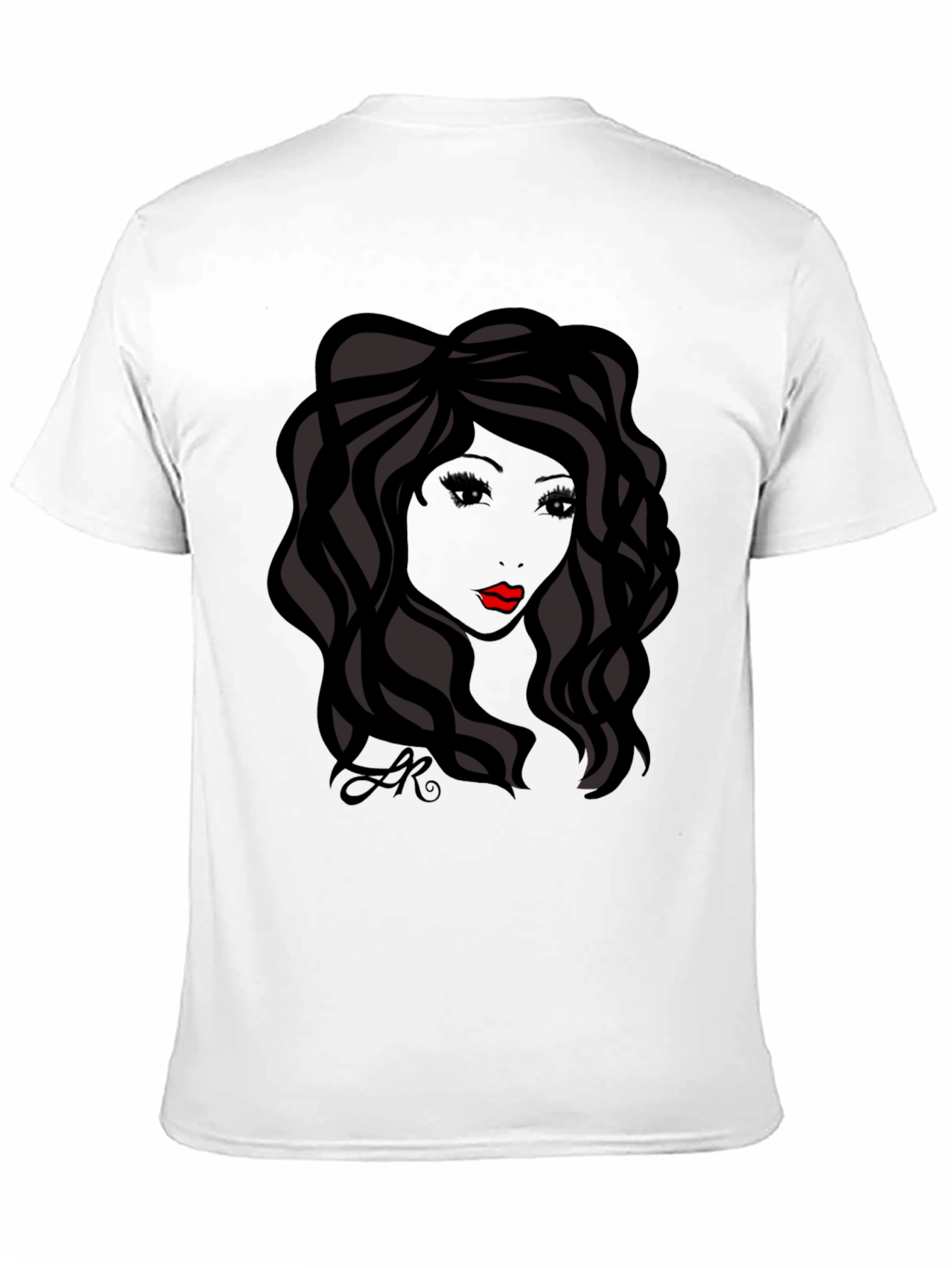 Silhouette Woman Graphic Tee - Stylish Black T-Shirt