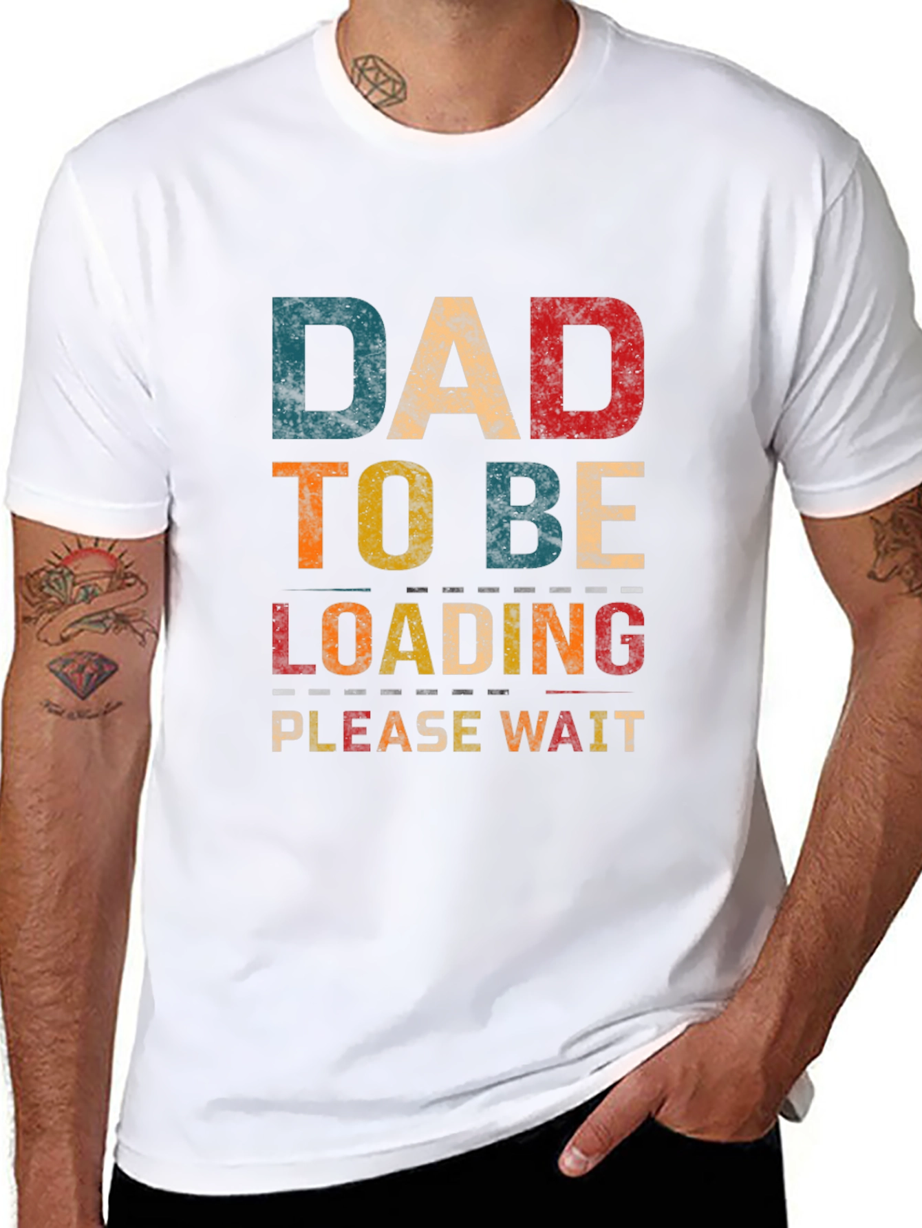 Dad To Be Loading T-Shirt - Expecting Father Gift