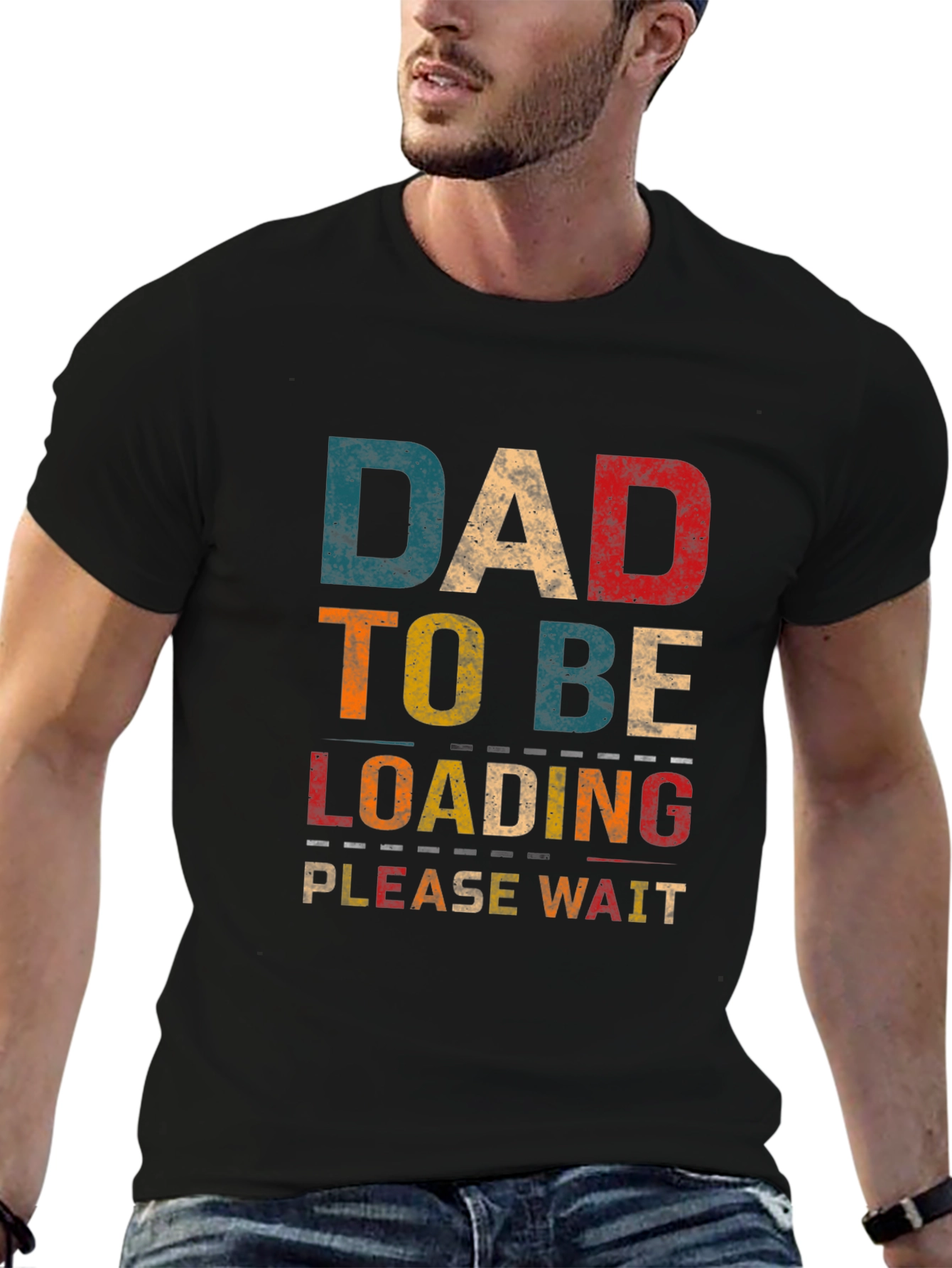 Dad To Be Loading T-Shirt - Expecting Father Gift