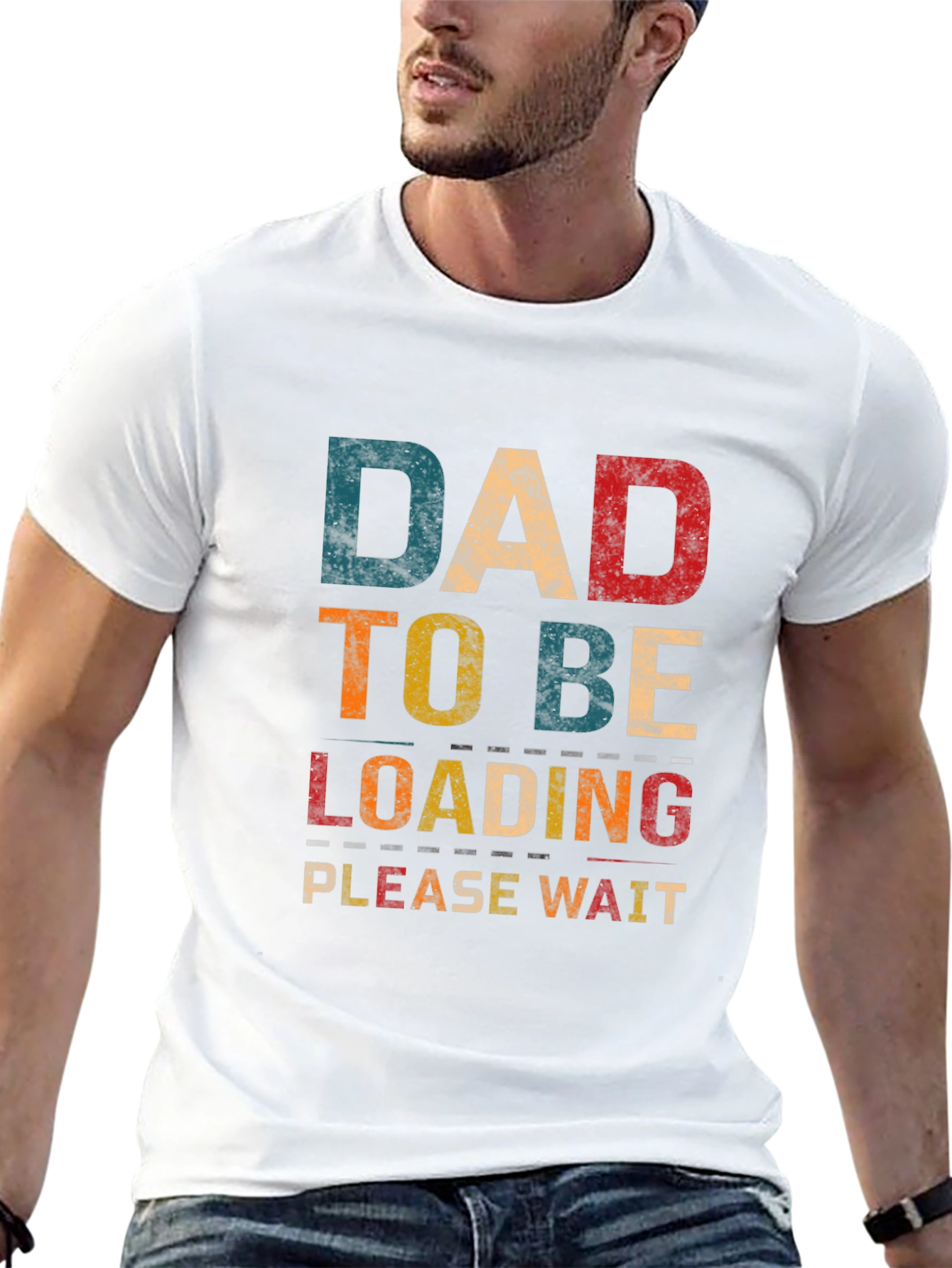 Dad To Be Loading T-Shirt - Expecting Father Gift