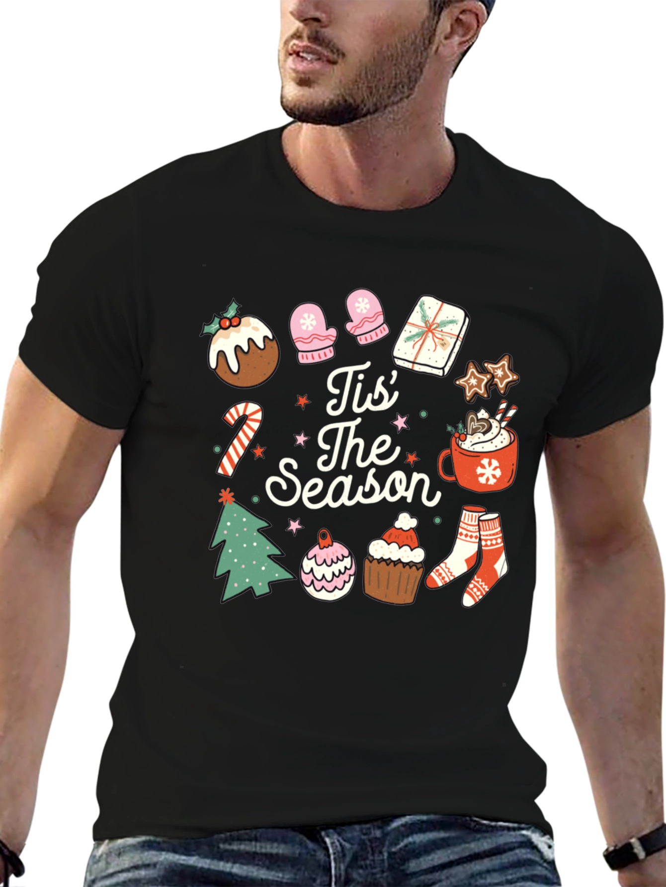 Tis The Season Holiday Graphic T-Shirt