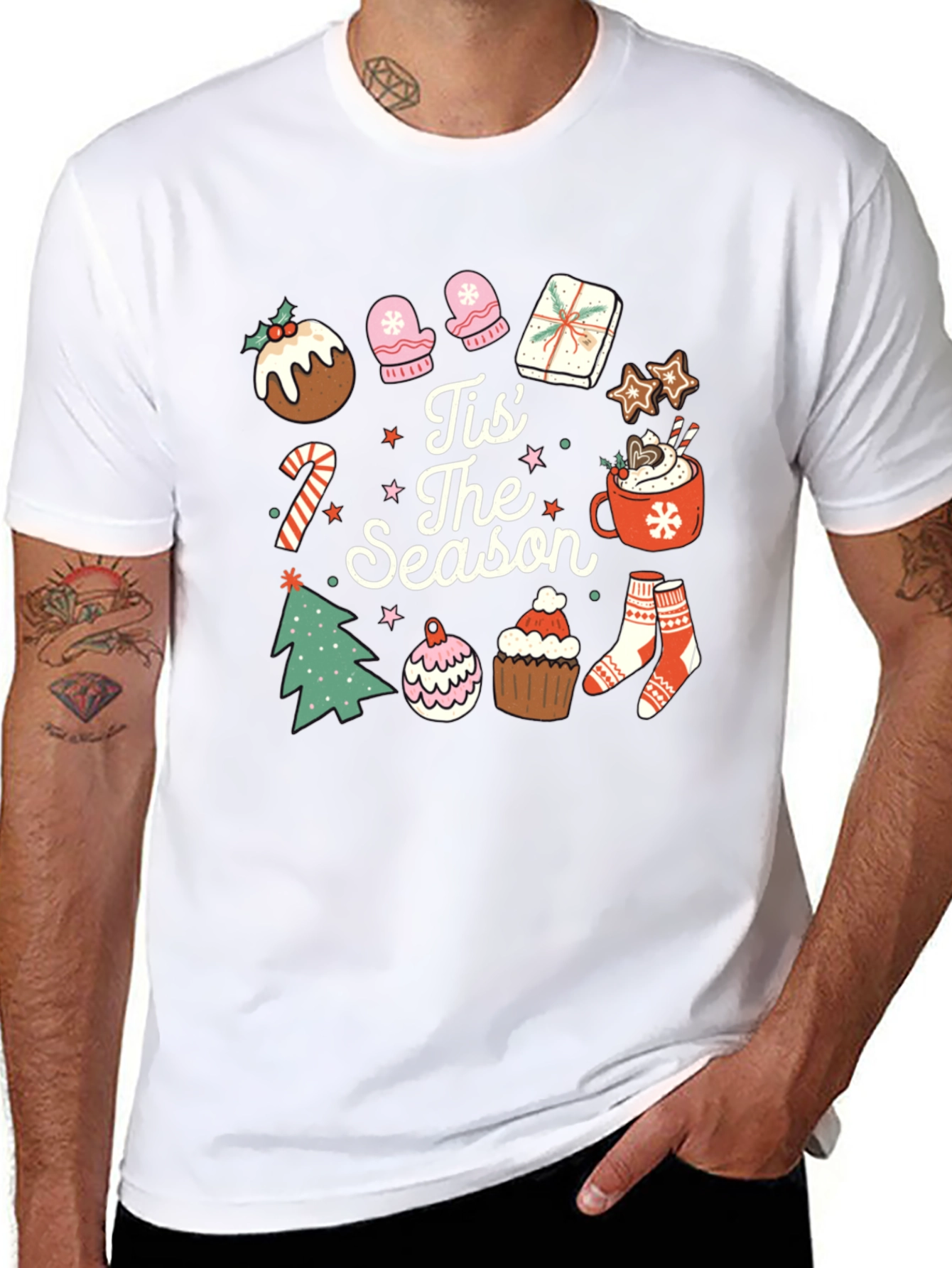 Tis The Season Holiday Graphic T-Shirt