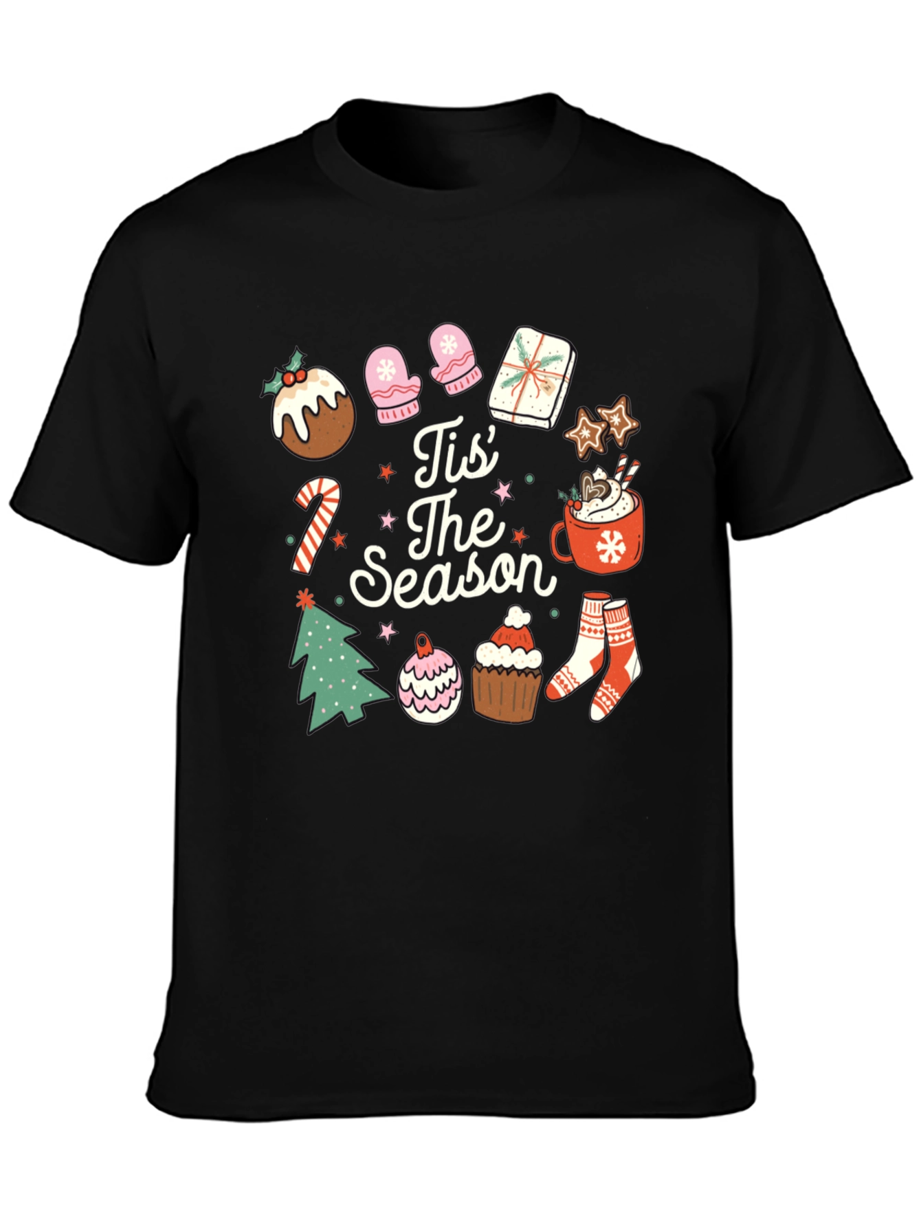 Tis The Season Holiday Graphic T-Shirt
