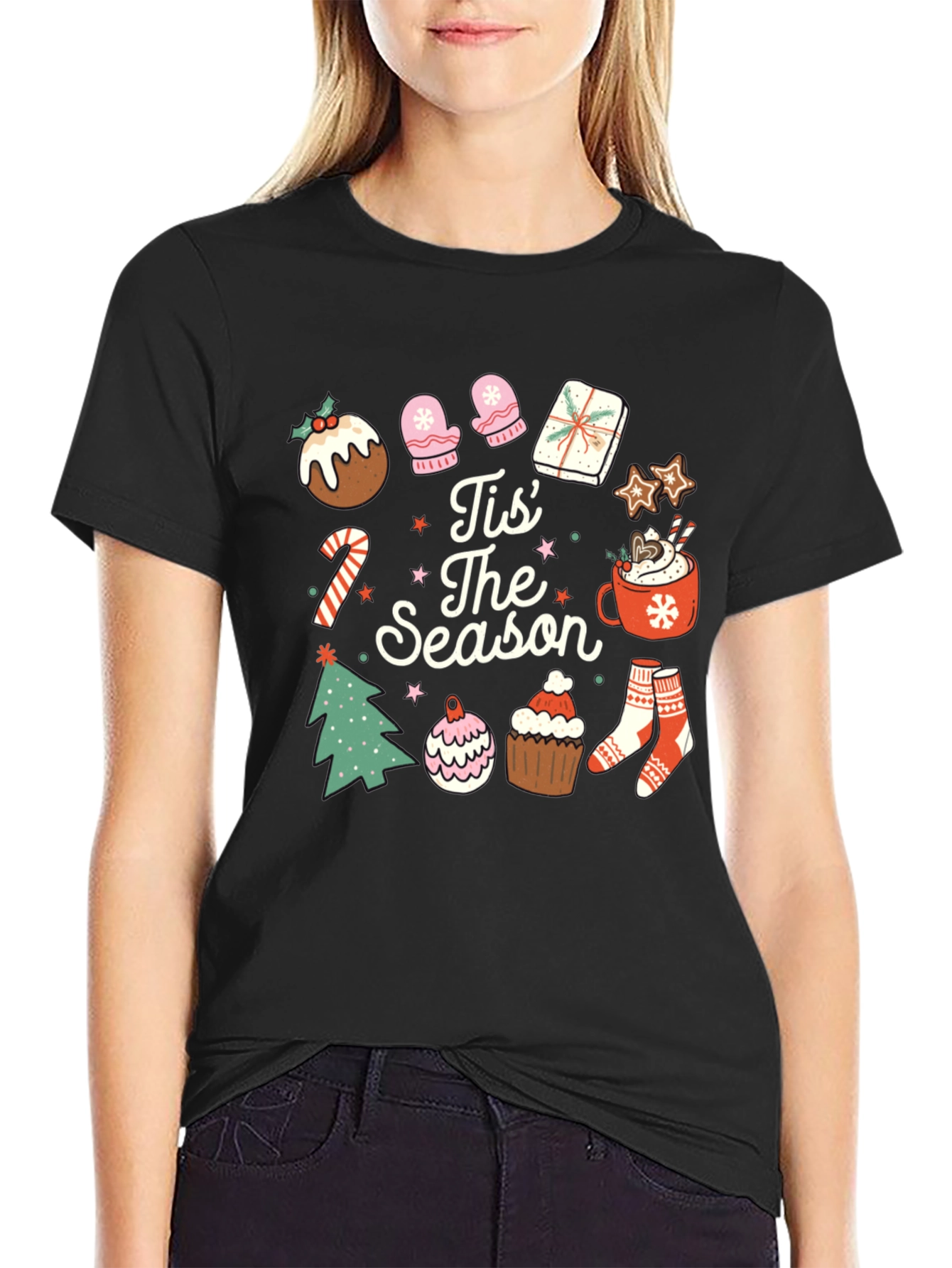 Tis The Season Holiday Graphic T-Shirt