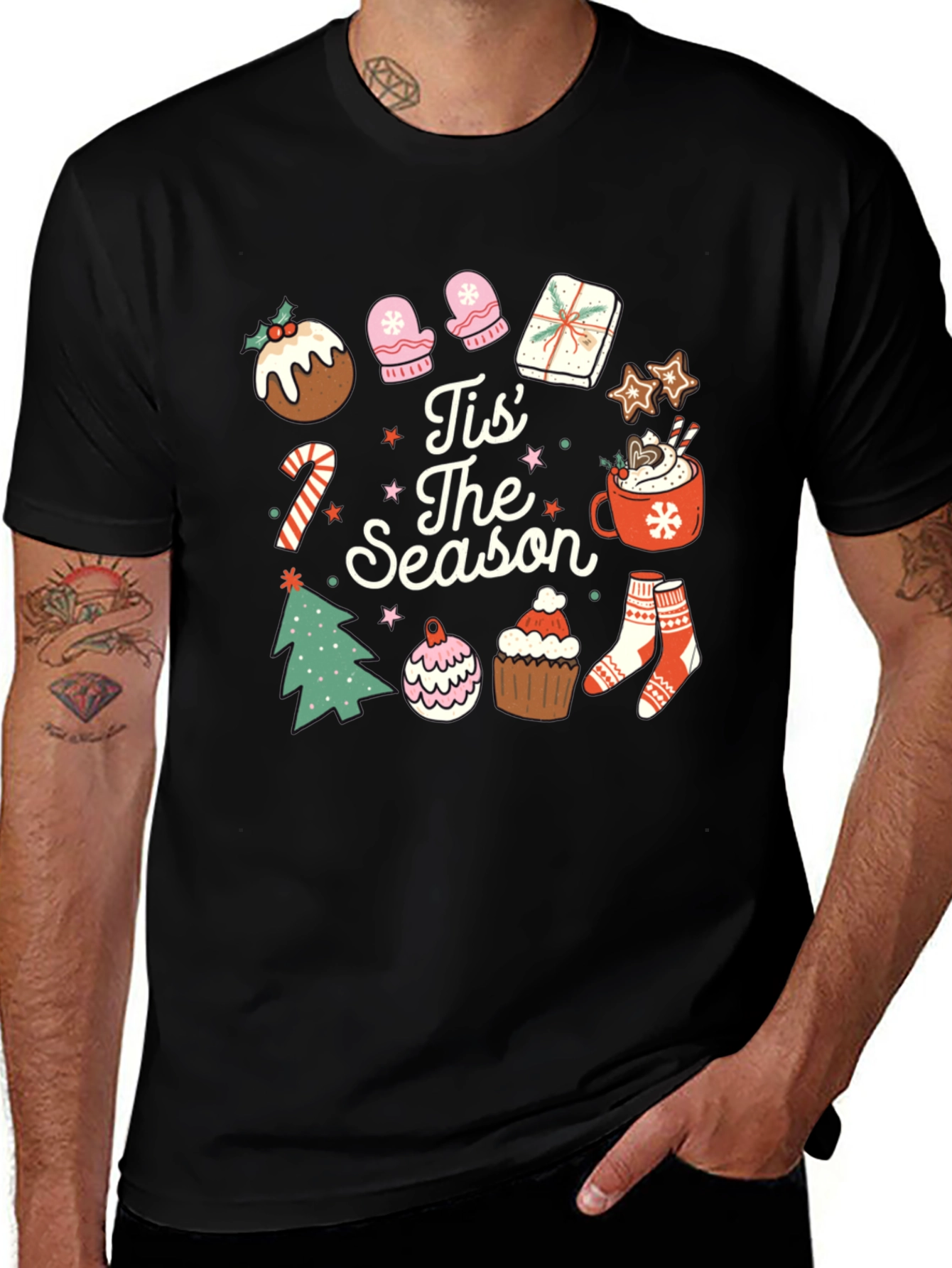 Tis The Season Holiday Graphic T-Shirt