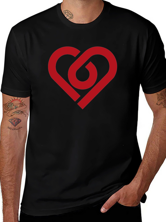 Heart Knot Graphic Tee - Stylish & Modern