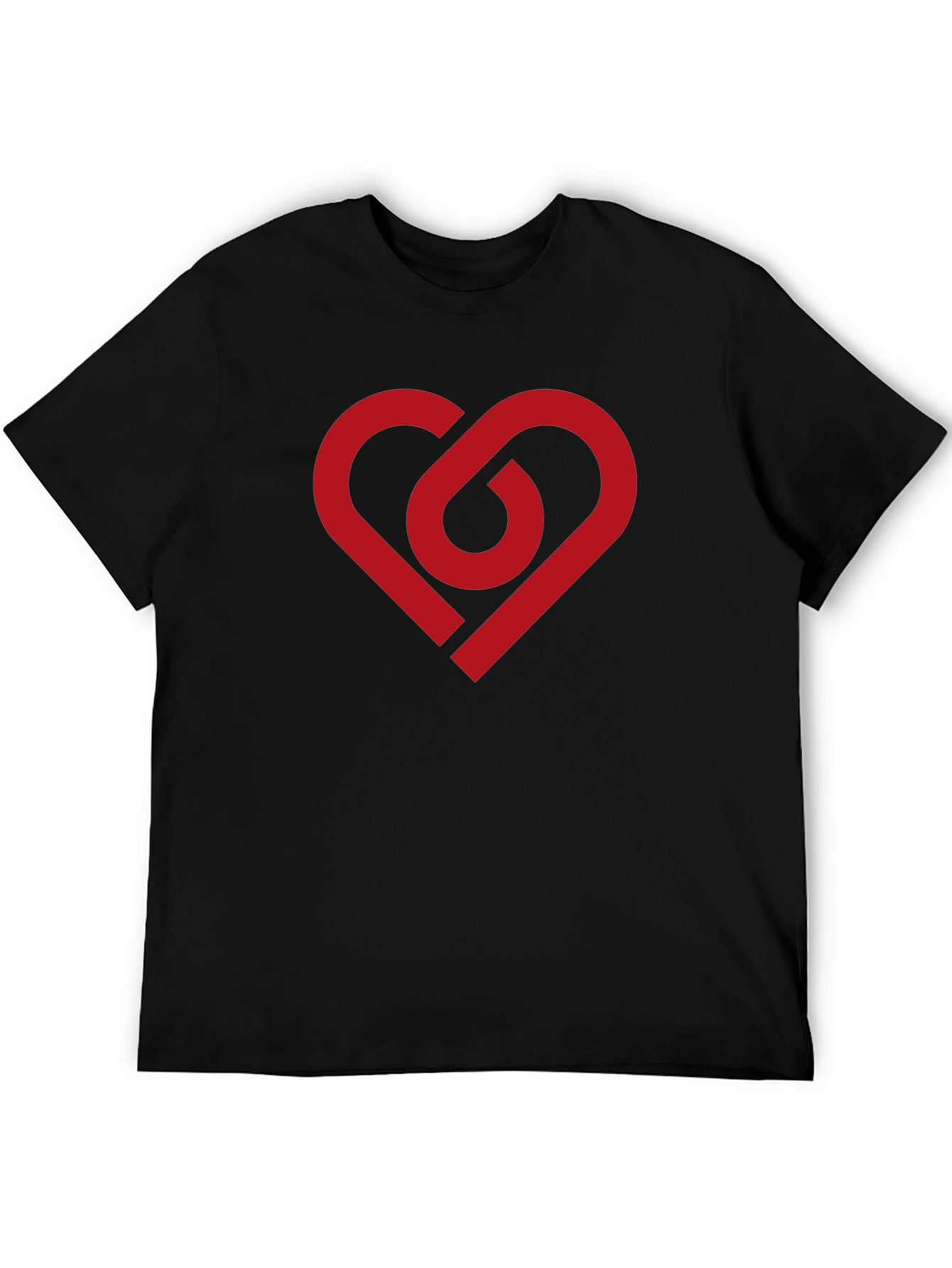Heart Knot Graphic Tee - Stylish & Modern