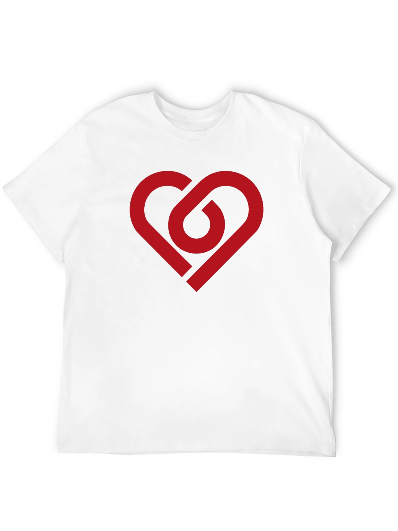 Heart Knot Graphic Tee - Stylish & Modern