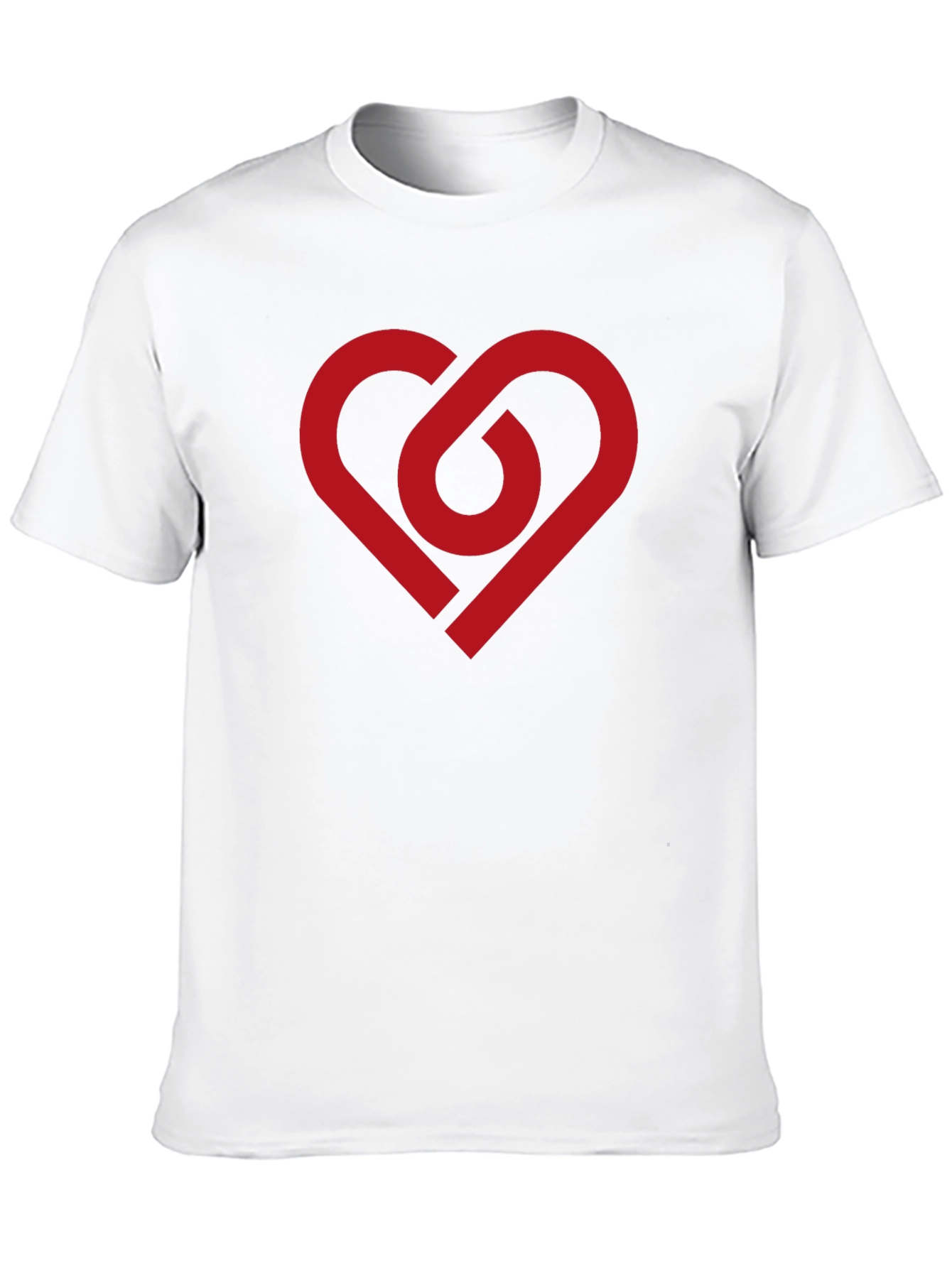 Heart Knot Graphic Tee - Stylish & Modern