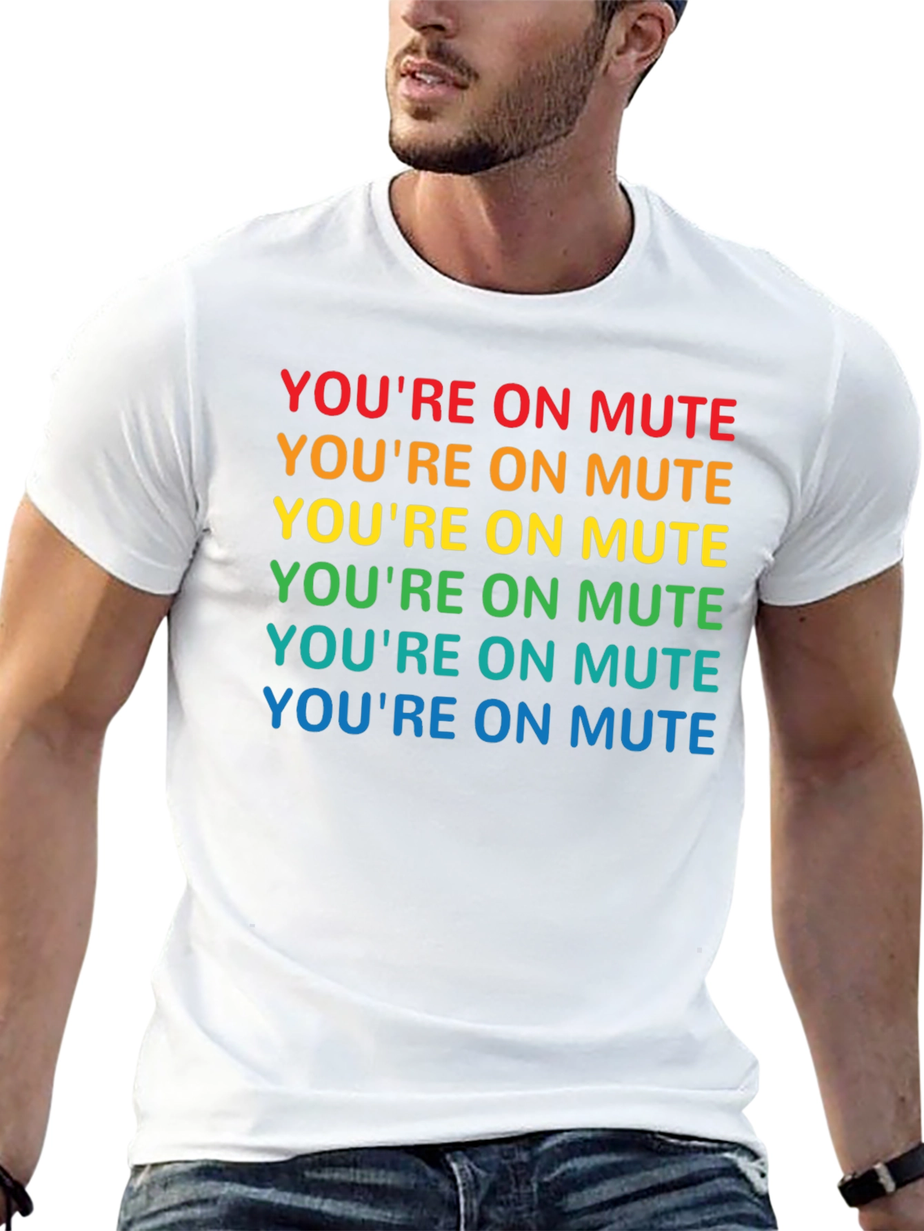 Youre On Mute Rainbow T-Shirt